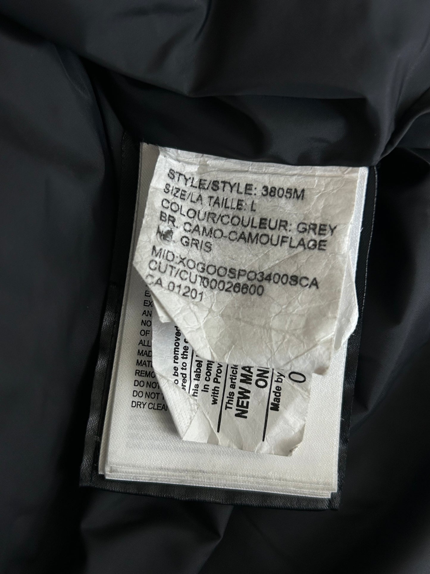 Canada Goose Grey Camouflage Carson Men's Jacket