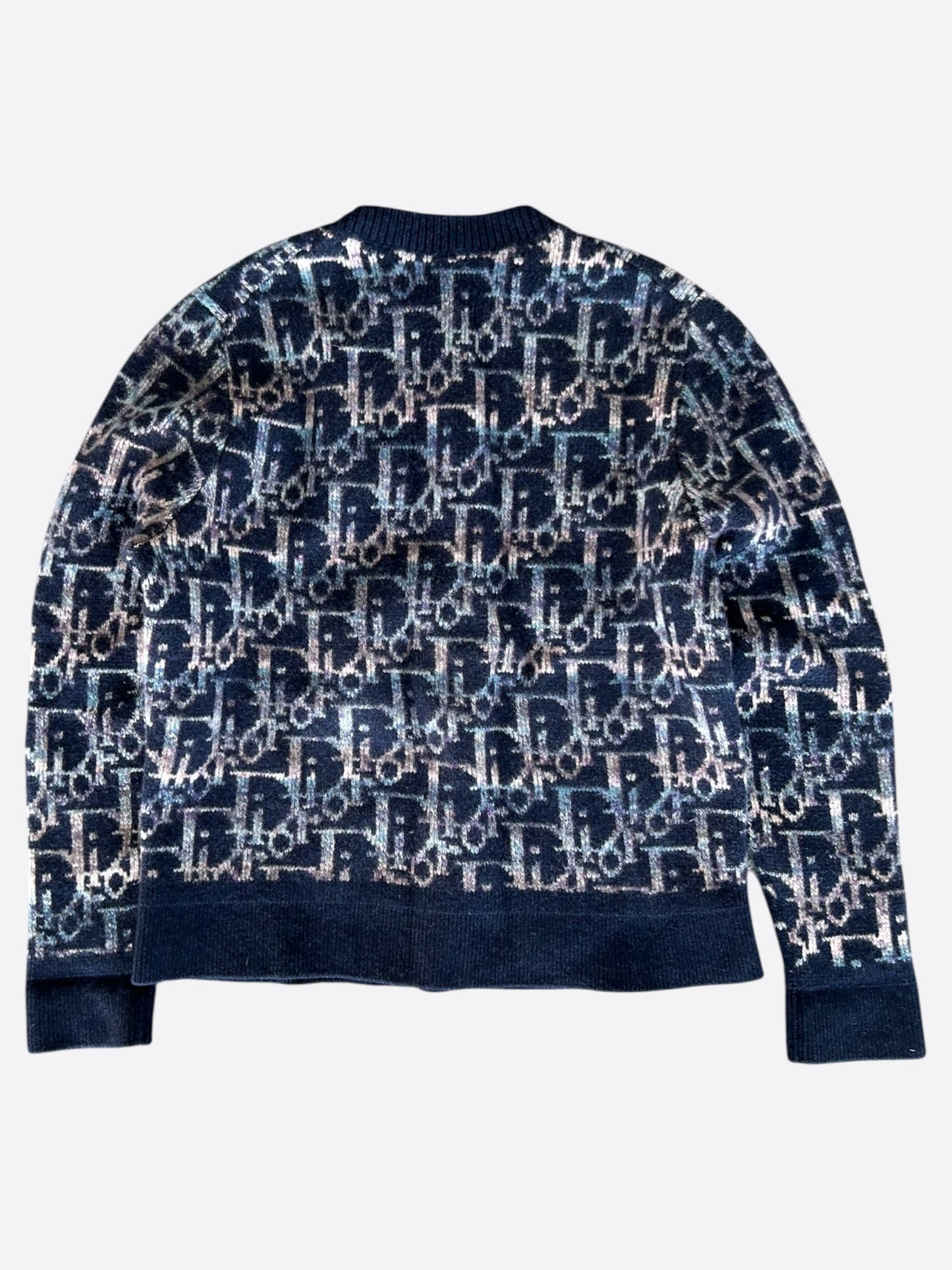 Dior Navy Oblique Wool Sweater
