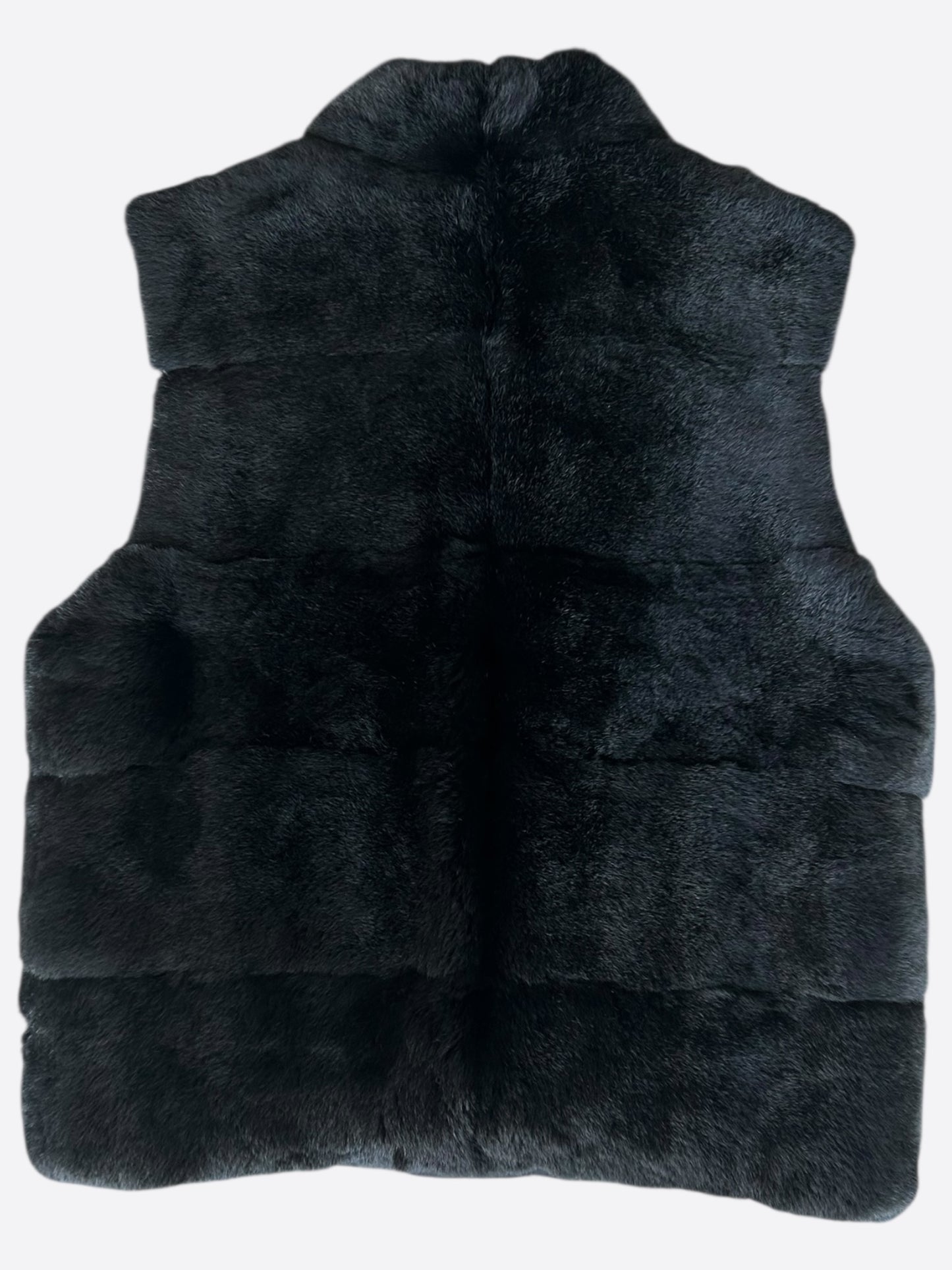 Louis Vuitton Black Rabbit Reversible Puffer Vest