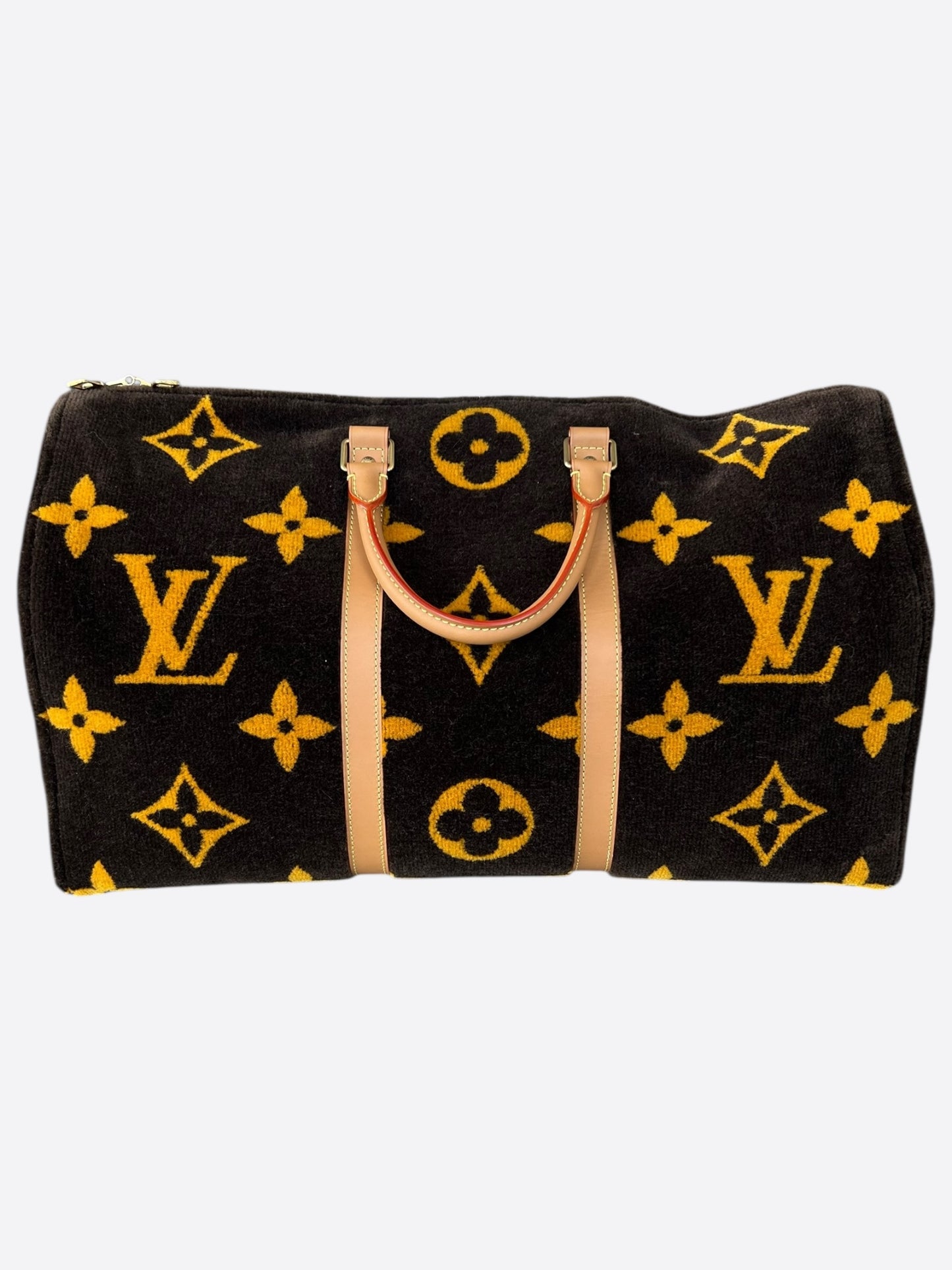 Louis Vuitton Brown Monogram Tuffetage Keepall
