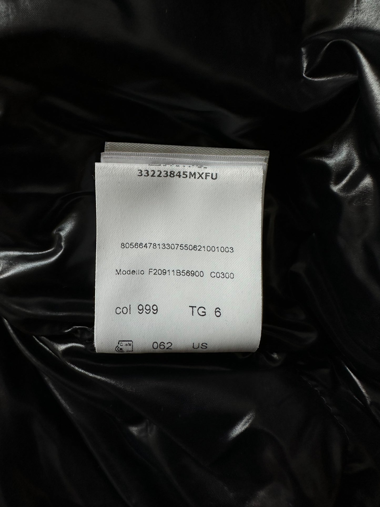 Moncler Black Montcla Logo Repeat Puffer Jackets