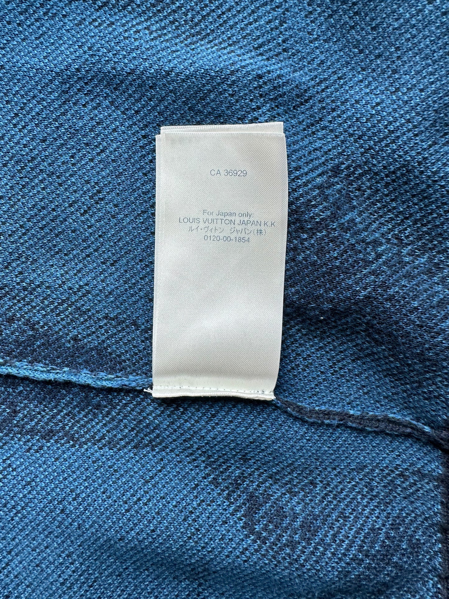 Louis Vuitton Blue Damier Salt Print Sweater