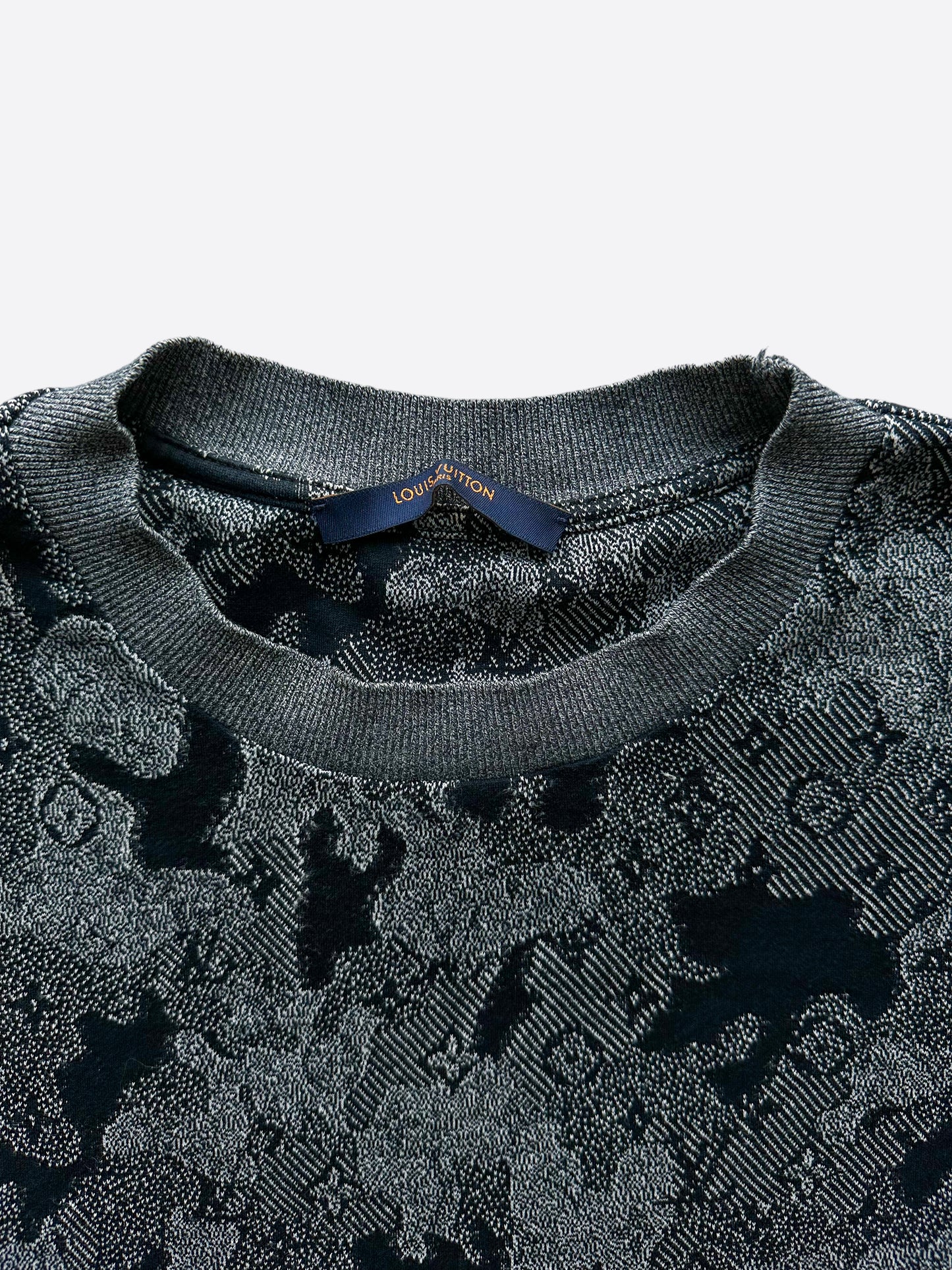 Louis Vuitton Grey Camouflage Monogram T-Shirt