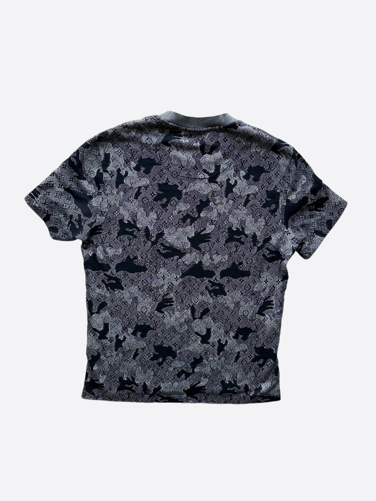 Louis Vuitton Grey Camouflage Monogram T-Shirt