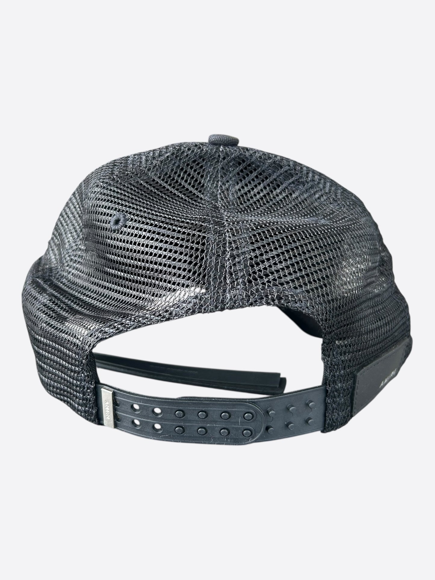 Amiri Black & Green MA Logo Trucker Hat