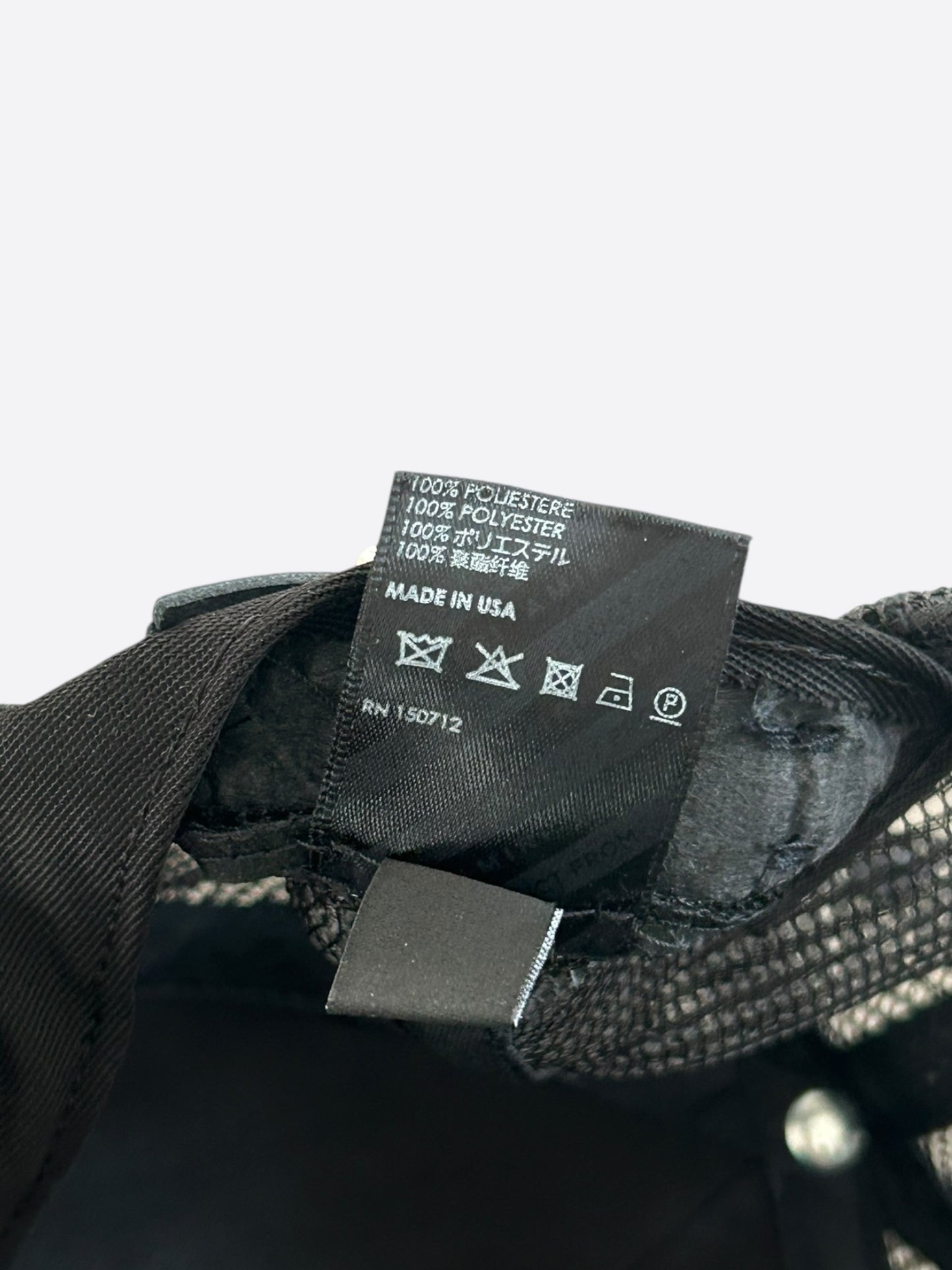 Amiri Black & Green MA Logo Trucker Hat