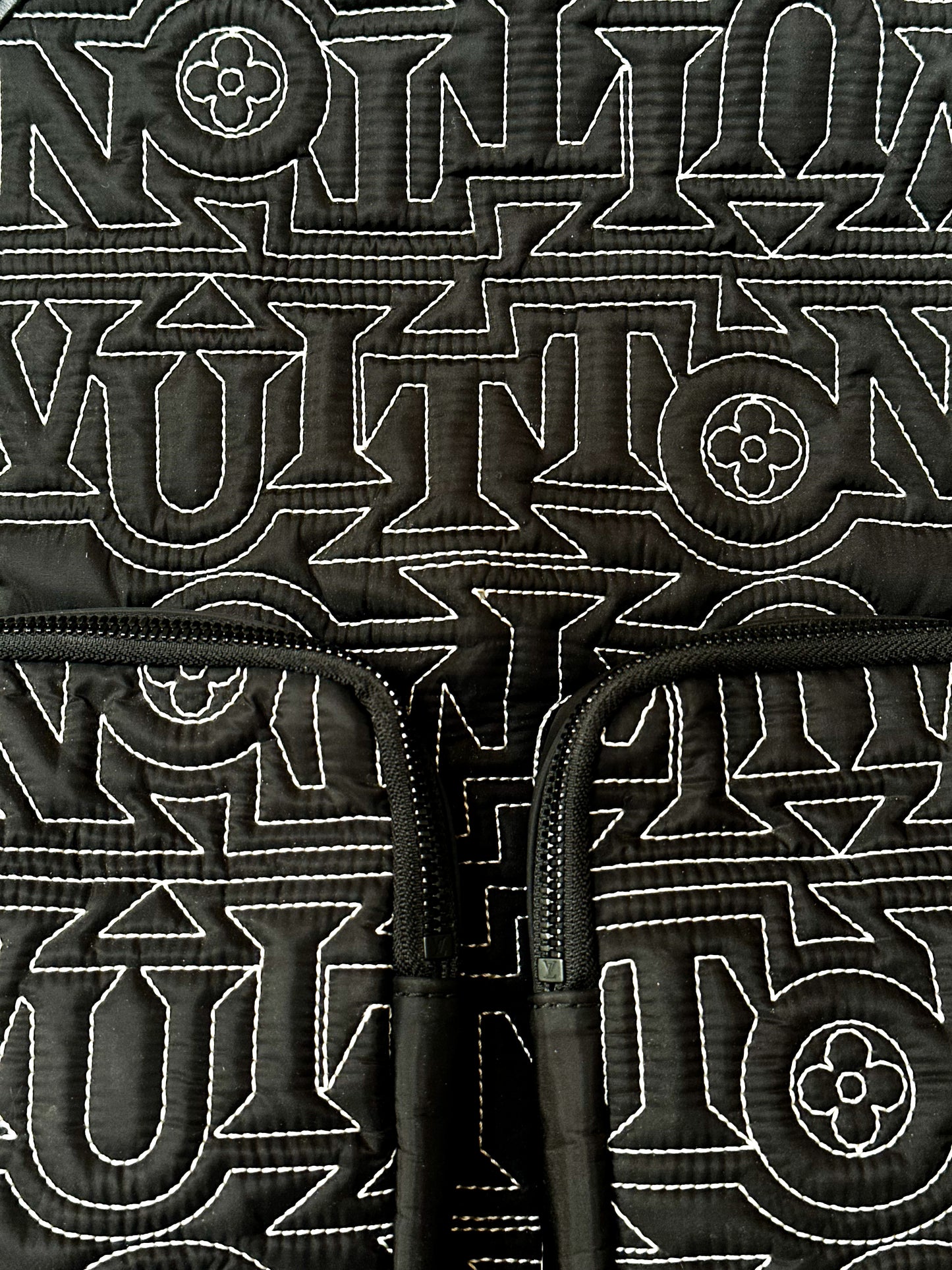 Louis Vuitton Black & White Snow Capsule Backpack