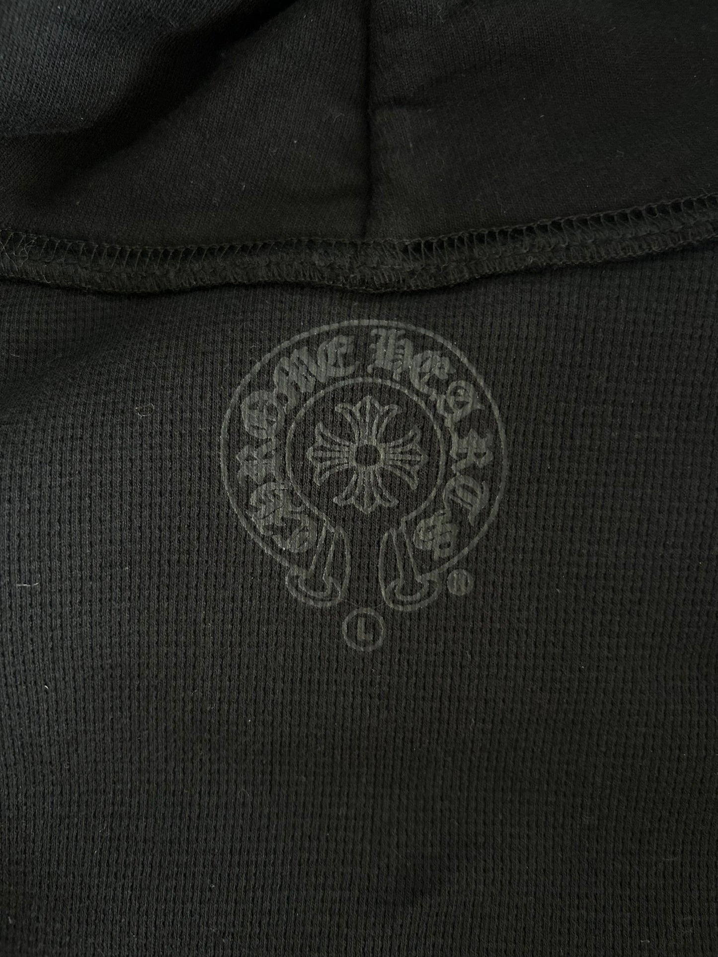 Chrome Hearts Black Aspen Exclusive Horseshoe Zip Up Hoodie