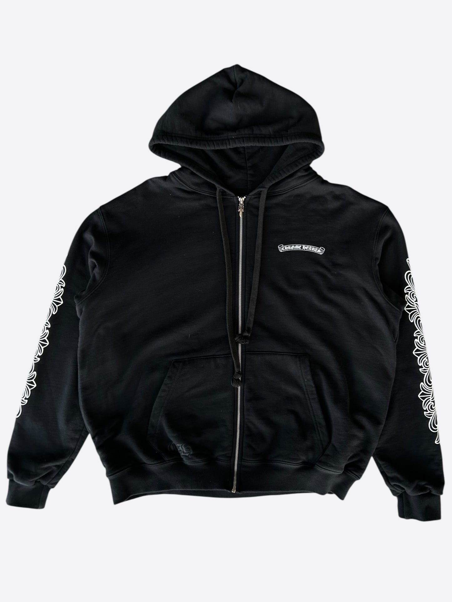Chrome Hearts Black Aspen Exclusive Horseshoe Zip Up Hoodie