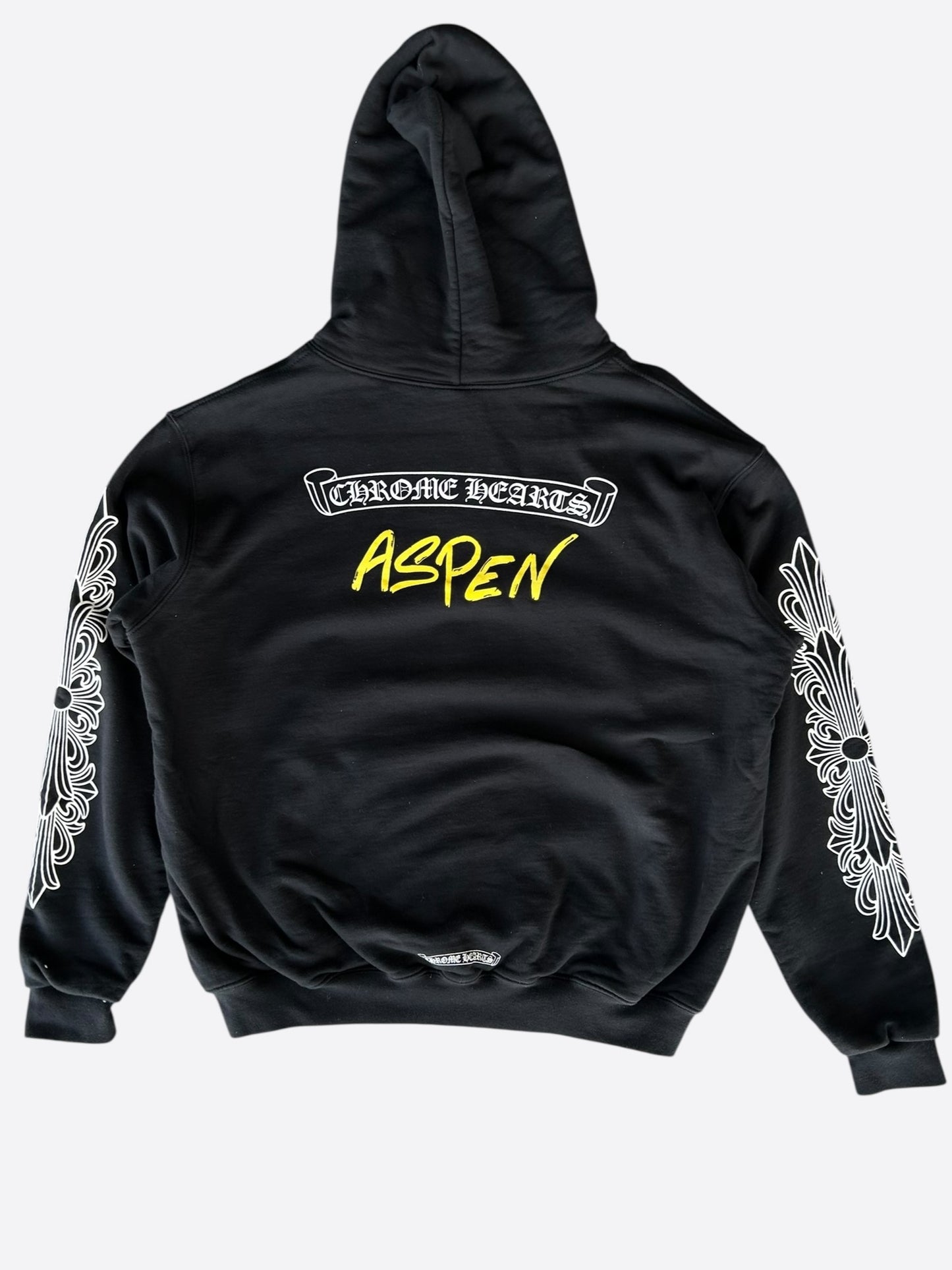 Chrome Hearts Black Aspen Exclusive Horseshoe Zip Up Hoodie