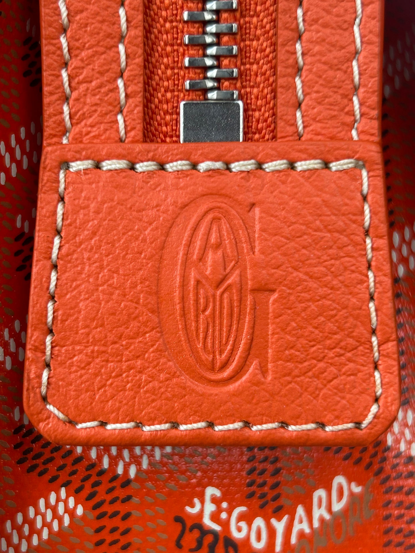 Goyard Orange Jouvence GM Toiletry Bag
