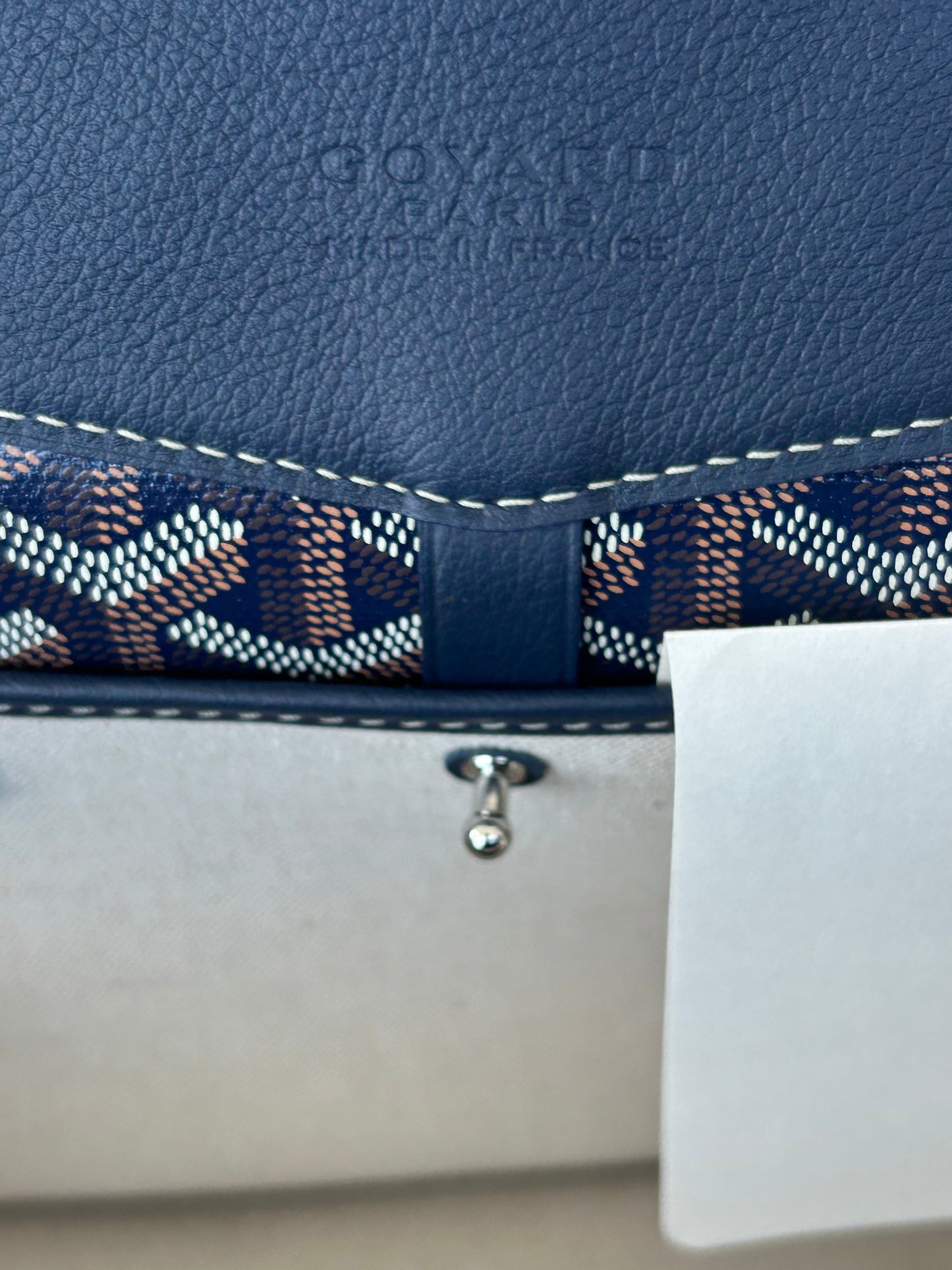 Goyard Navy Cisalpin Backpack