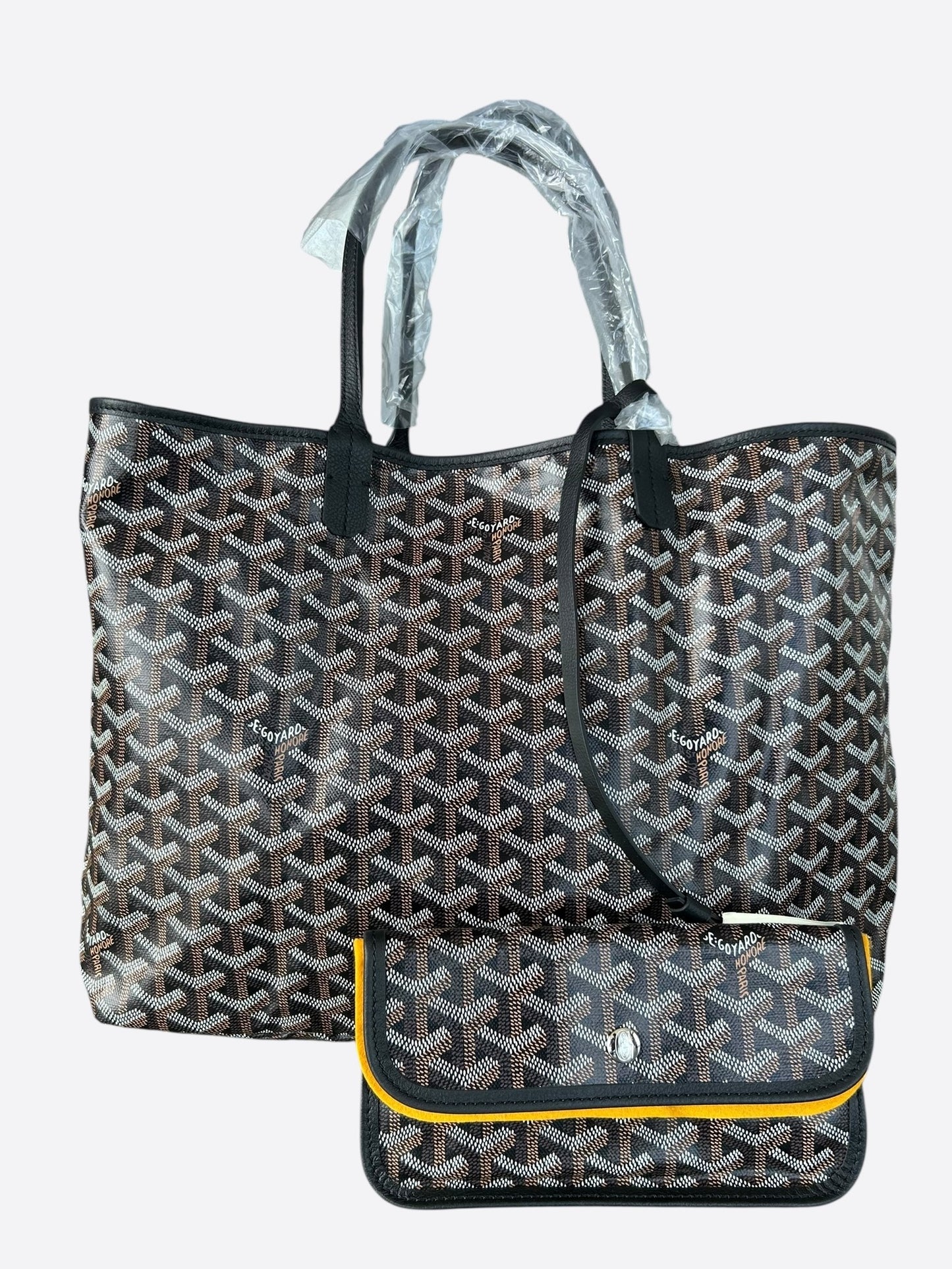 Goyard Black St. Louis PM Tote Bag