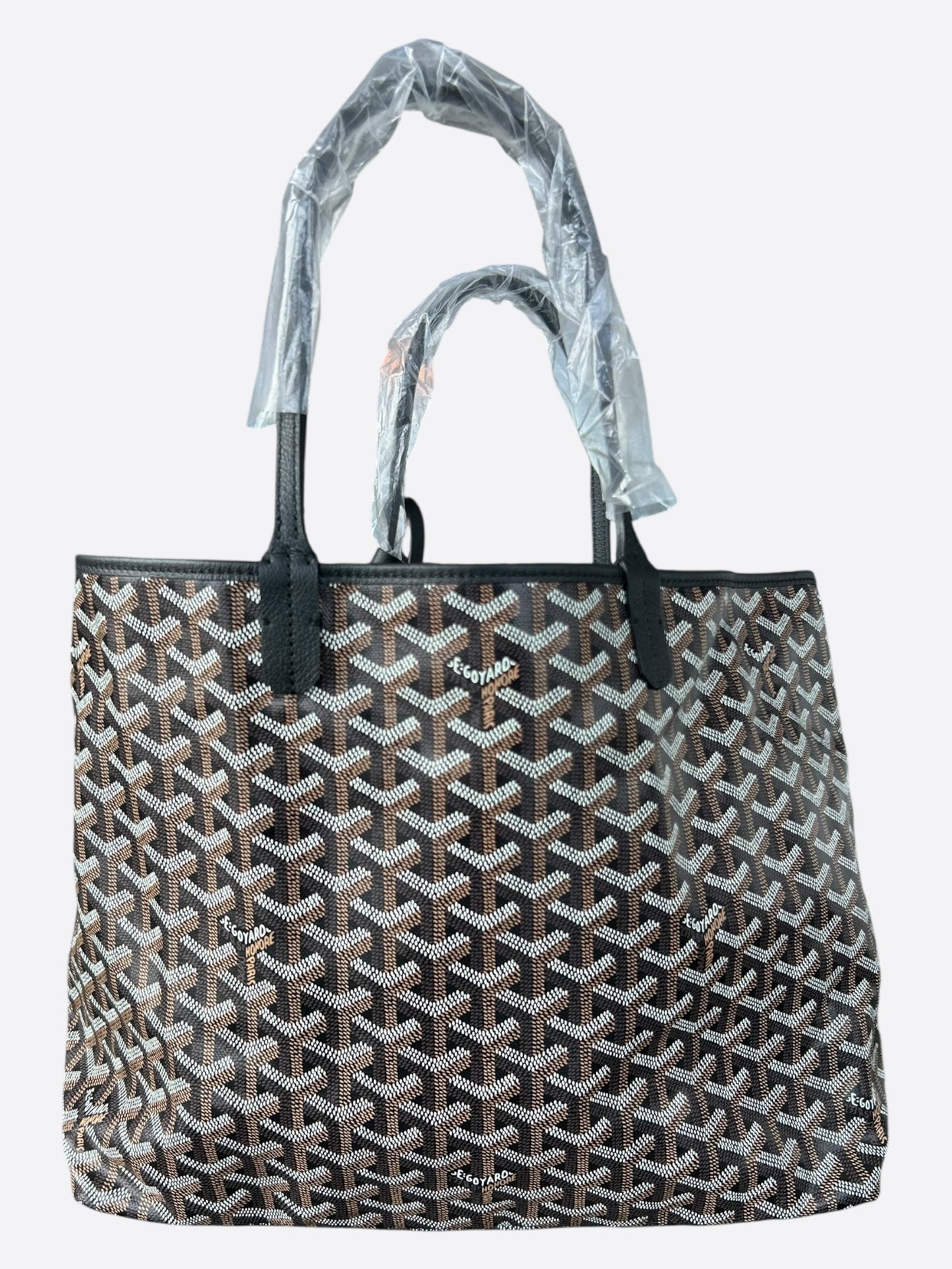 Goyard Black St. Louis PM Tote Bag
