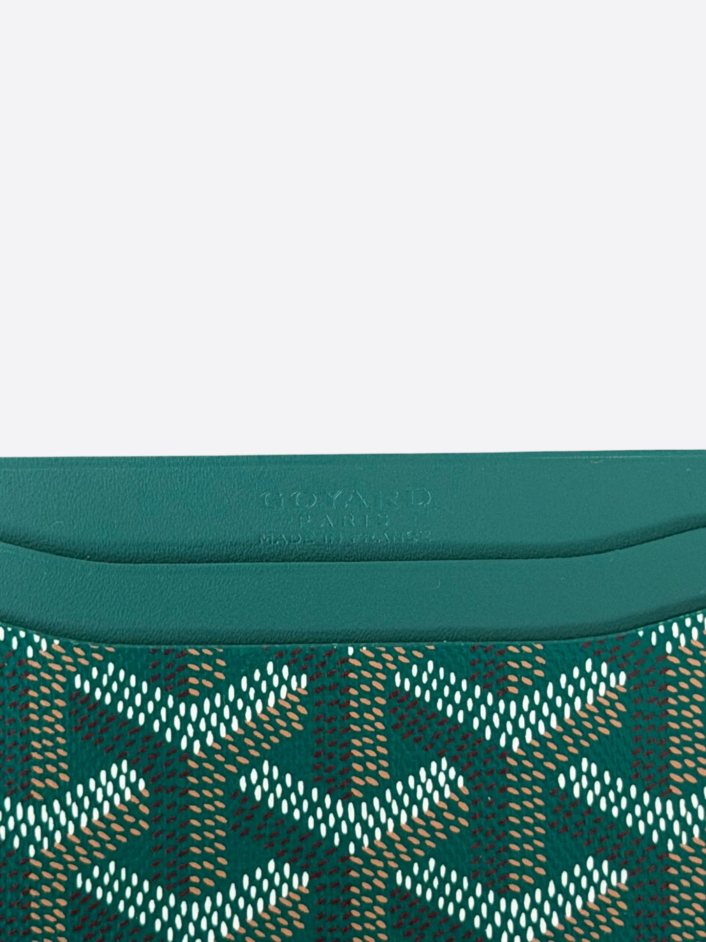 Goyard Green Saint Sulpice Card Holder