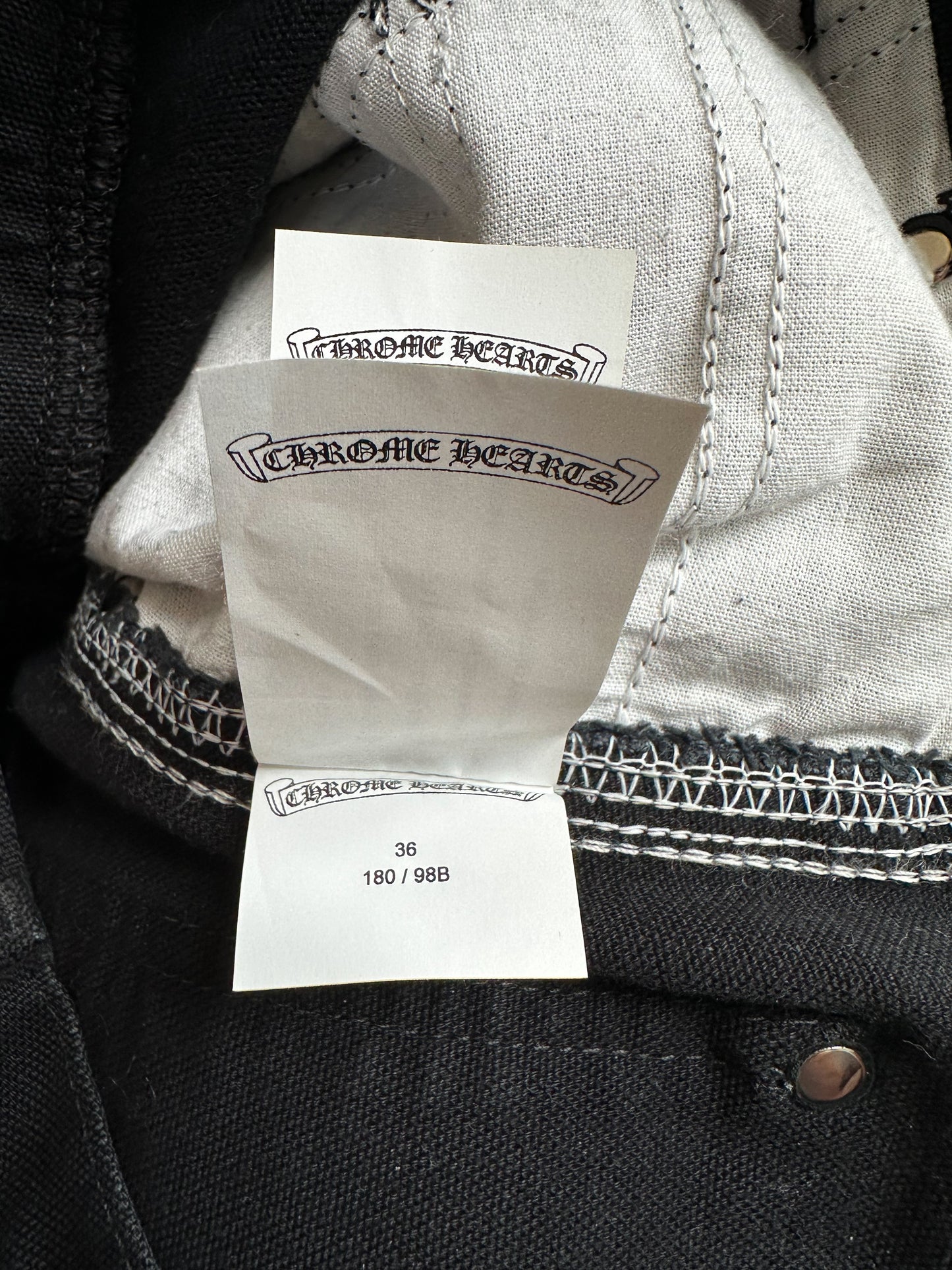 Chrome Hearts Carhartt Black Sex Records Camo Cross Patch Carpenter Pants