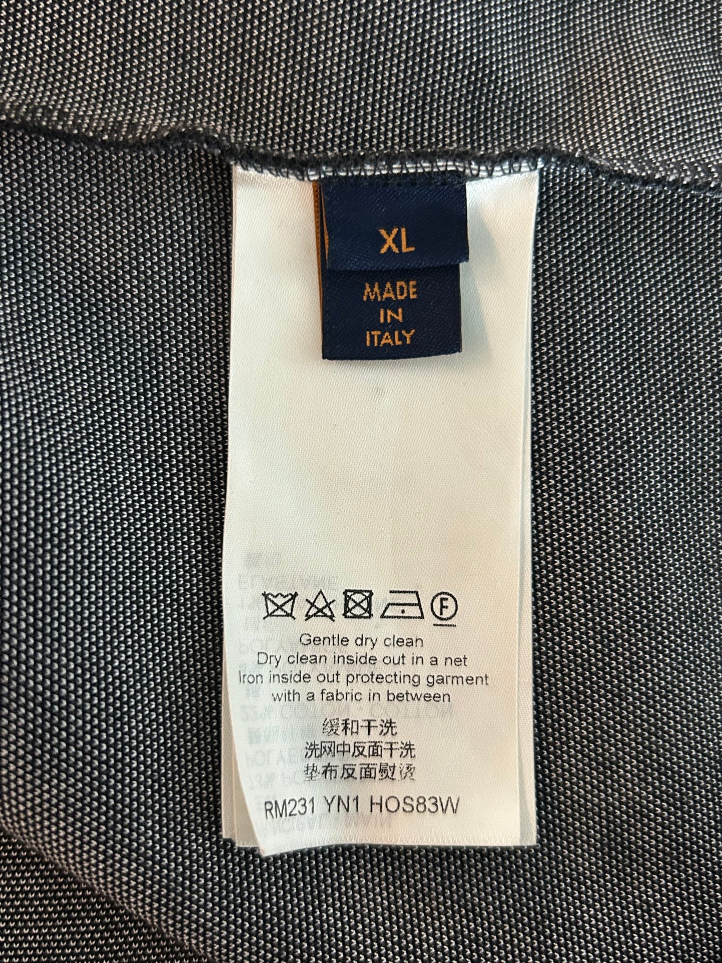 Louis Vuitton Black & White Graphic Baseball Jersey