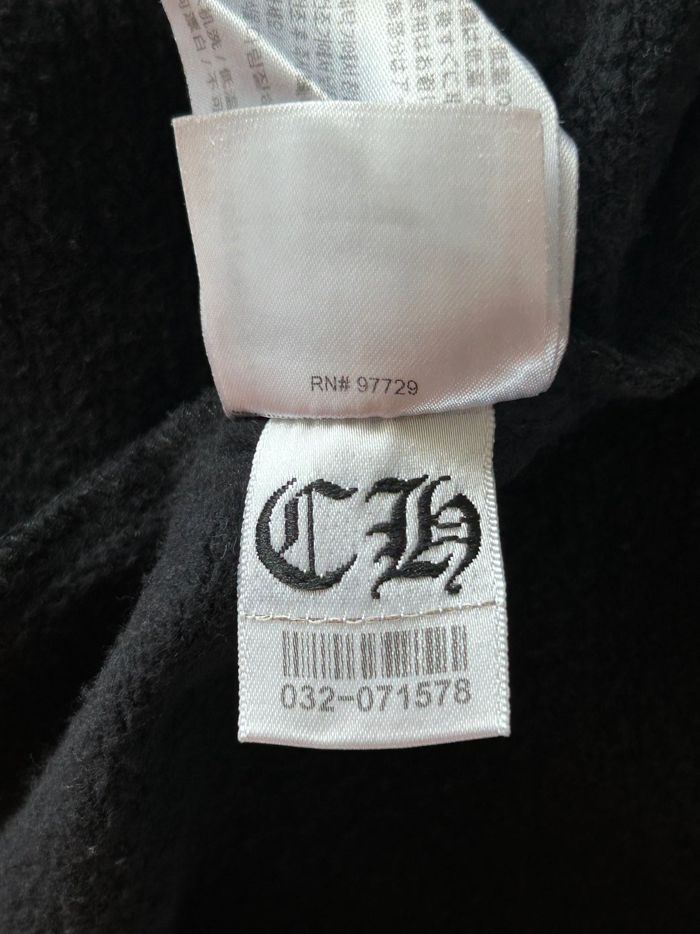 Chrome Hearts Black Multicolor Foti Zip Up Hoodie