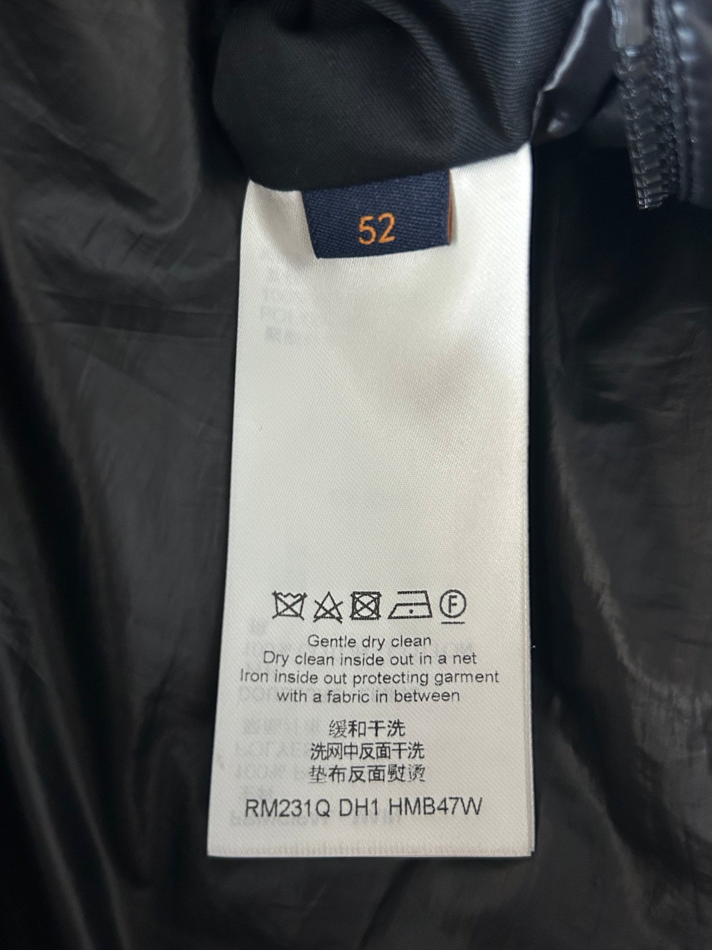 Louis Vuitton Black Flower Monogram Puffer Jacket