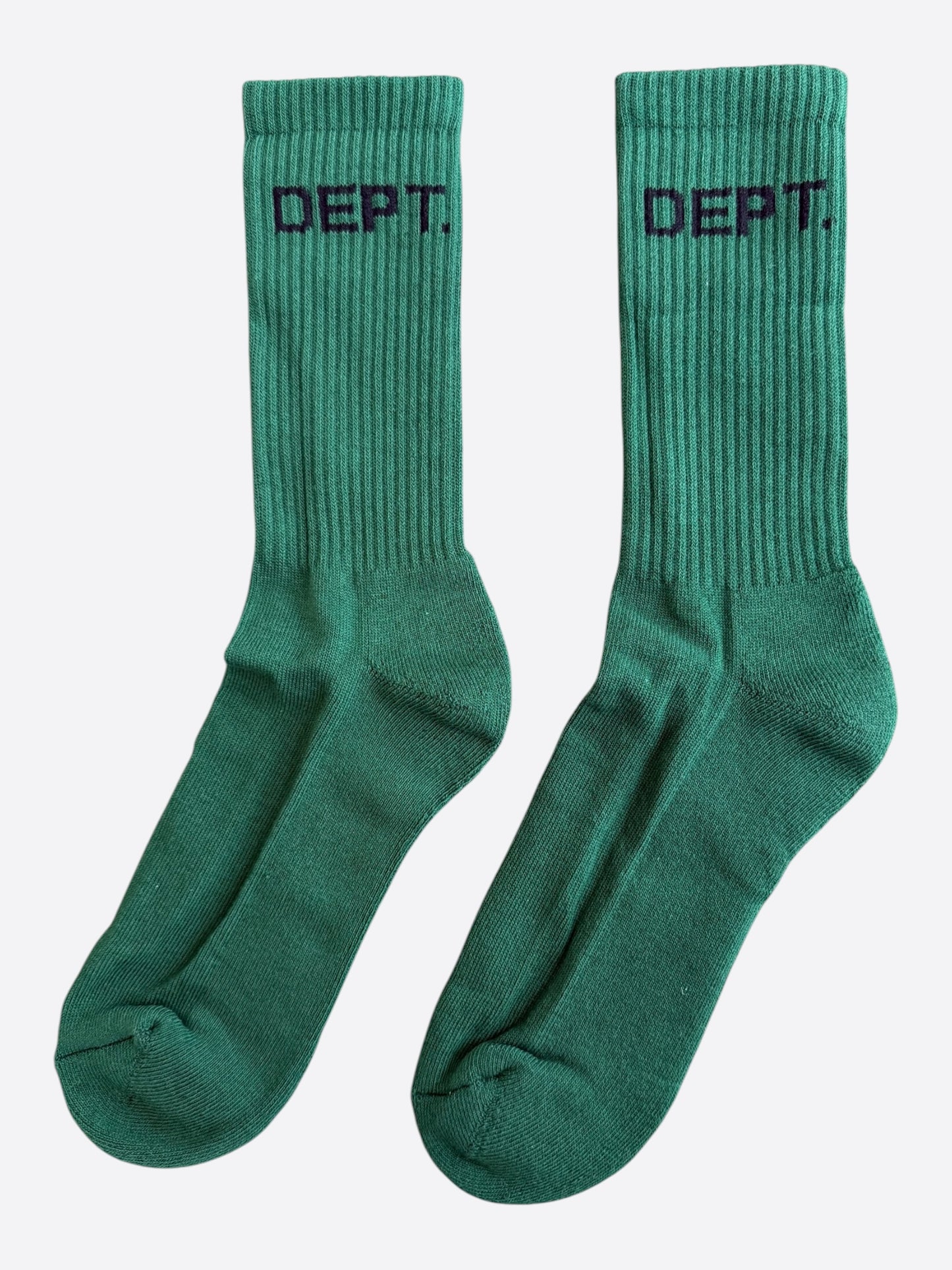 Gallery Dept Hunter Green & Black Logo Socks