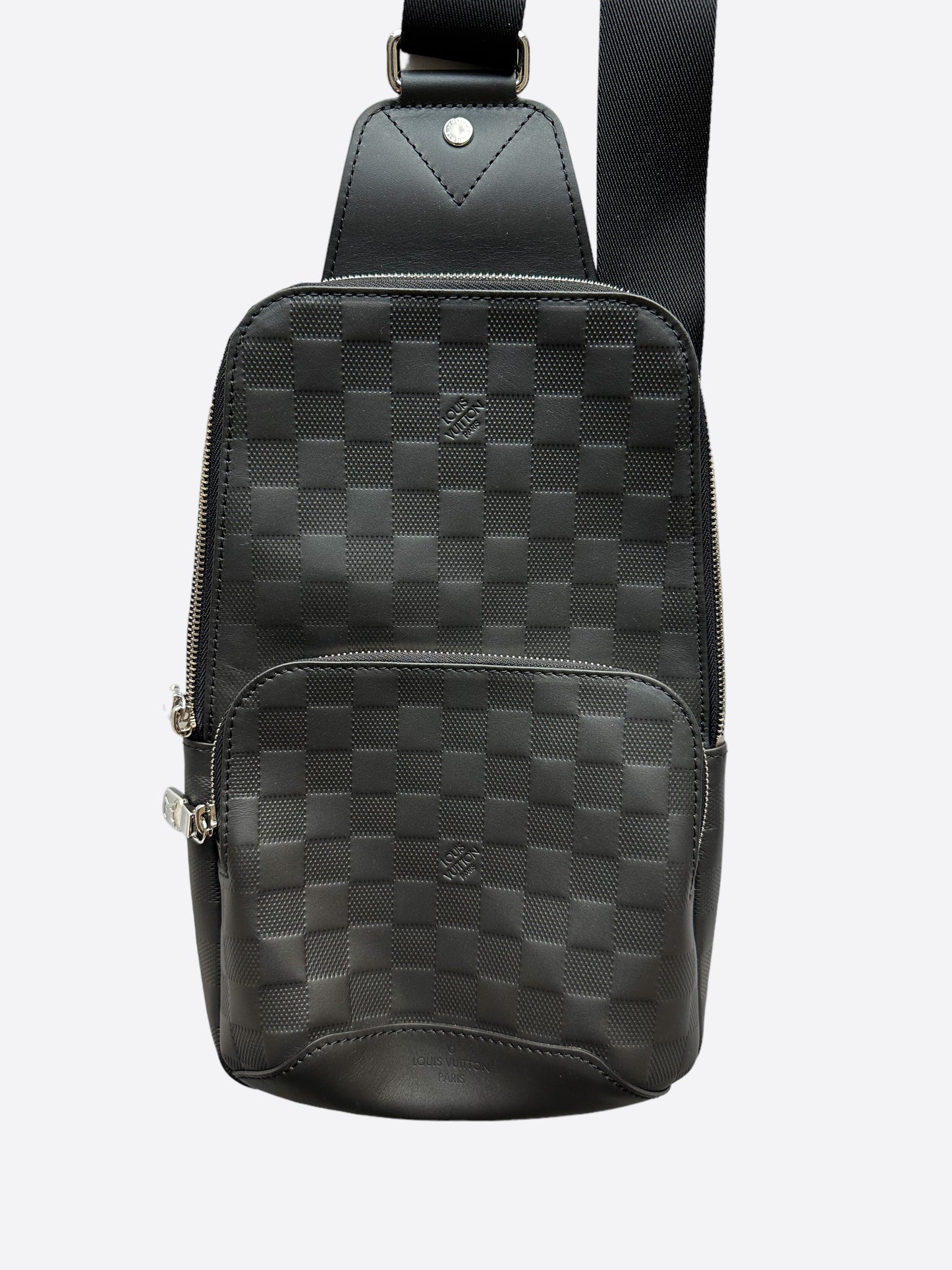 Louis Vuitton Black Damier Infini Avenue Sling
