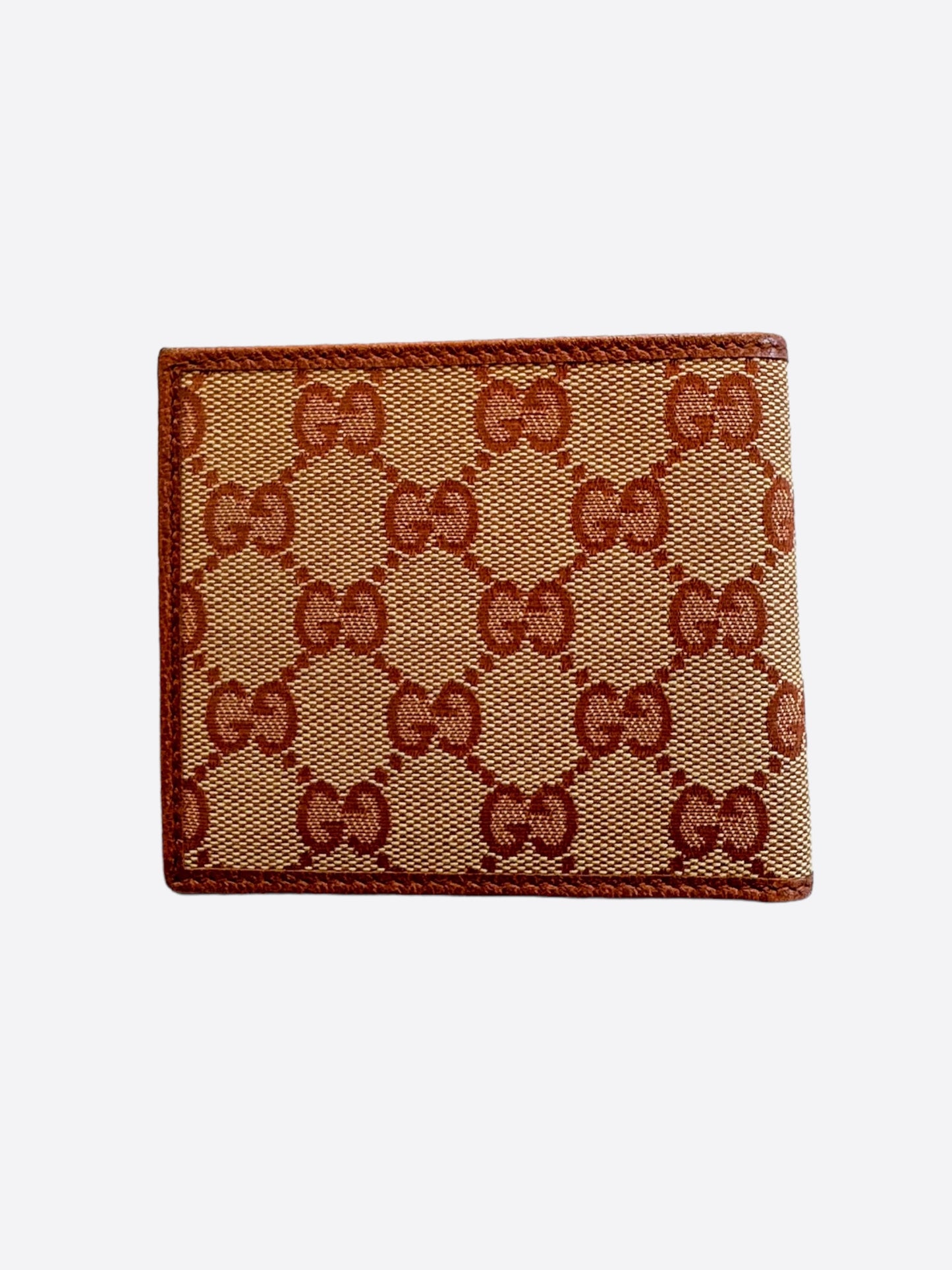 Gucci Beige GG Monogram New York Yankees Embroidered Wallet