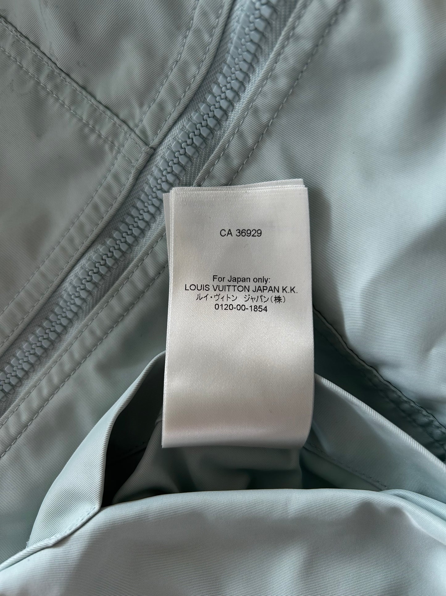 Louis Vuitton Ice Blue Monogram Reversible Windbreaker