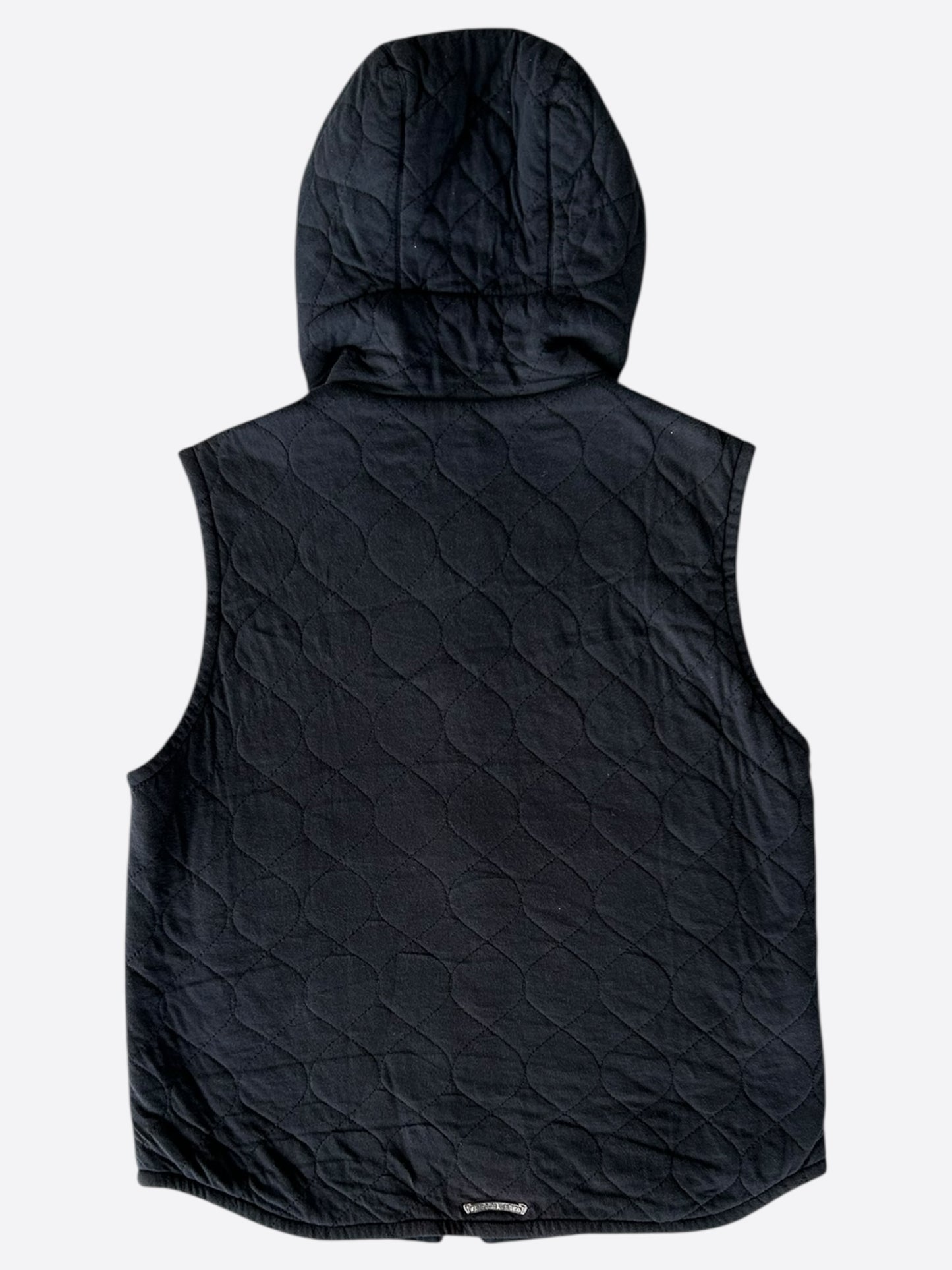 Chrome Hearts Black Hooded Vest