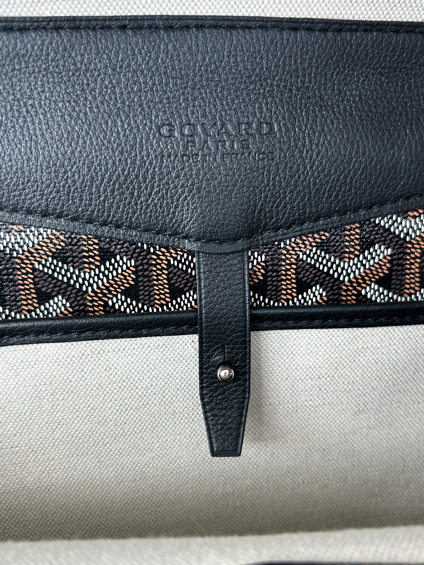 Goyard Black Cisalpin Backpack