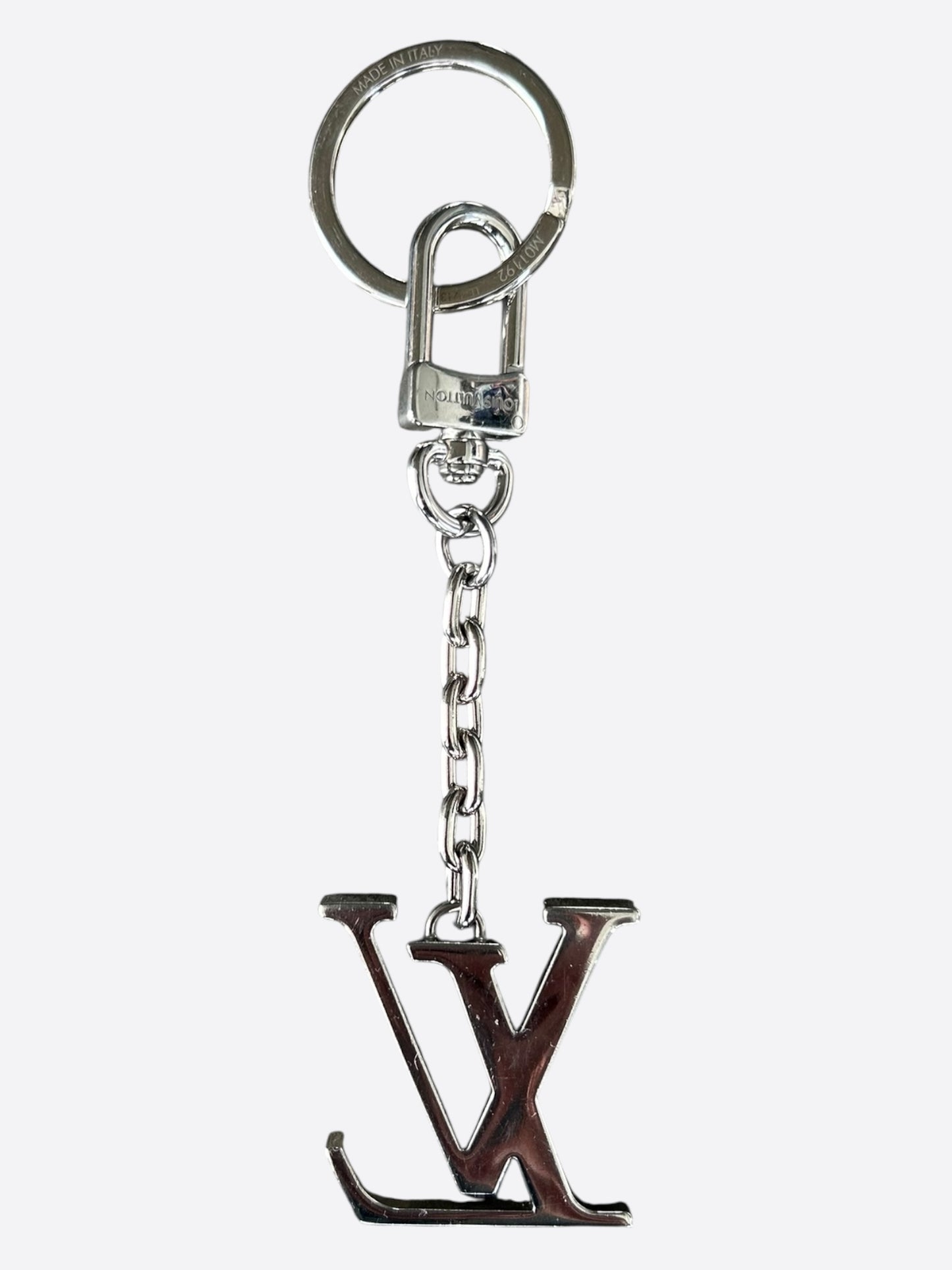 Louis Vuitton Silver Logo Key Charm
