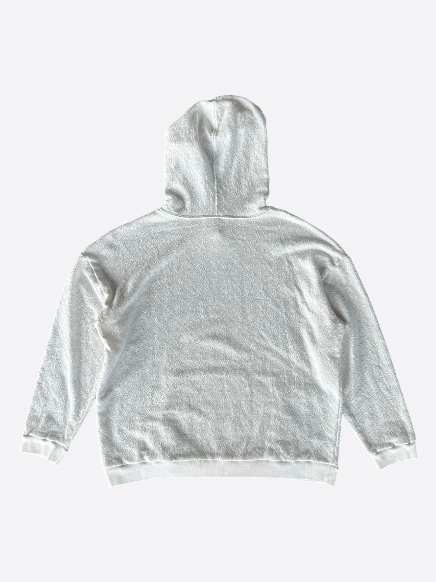Chrome Hearts White Cross Jacquard Embroidered Hoodie