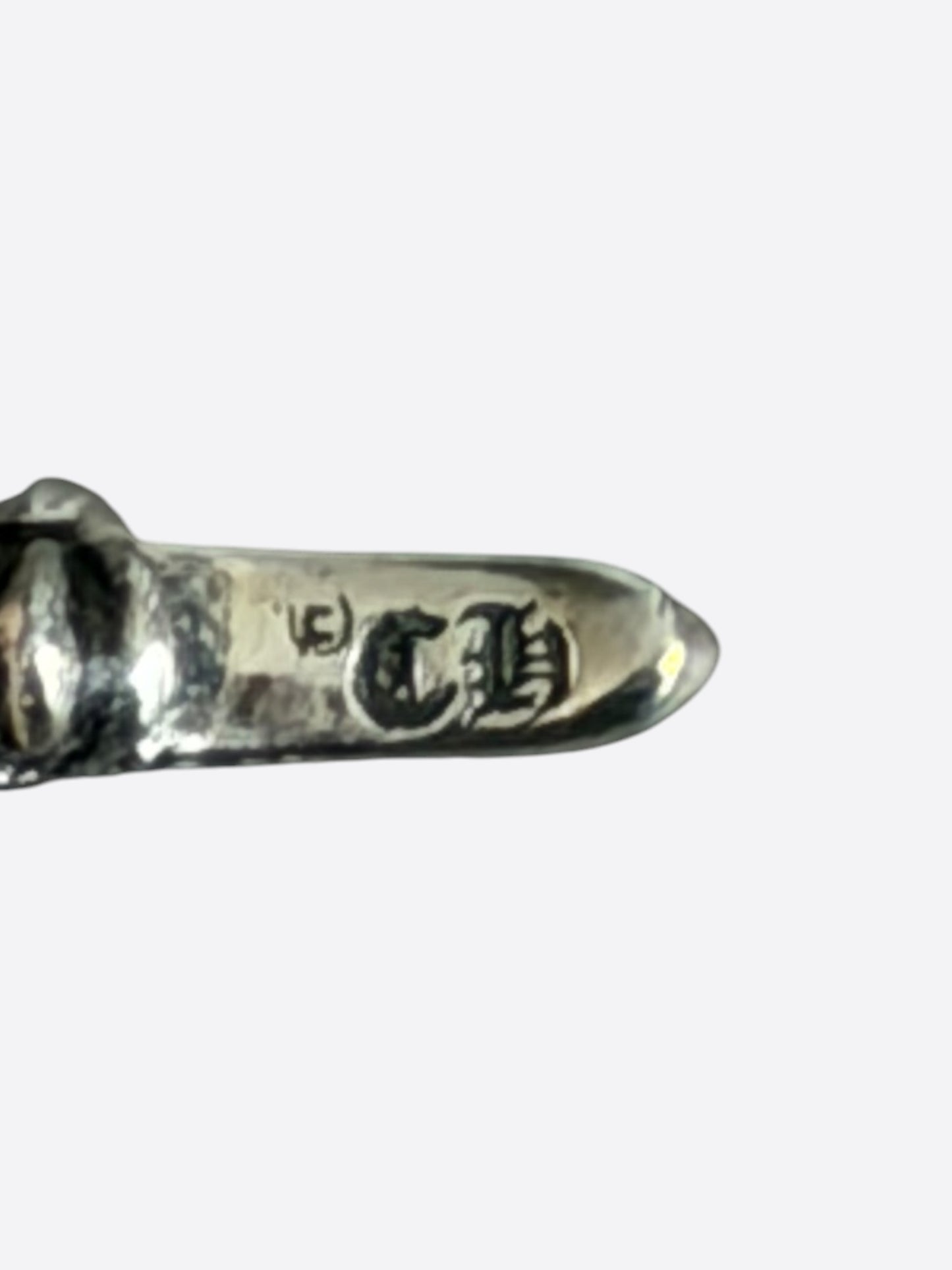 Chrome Hearts Silver & Diamond Baby Fat Pendant