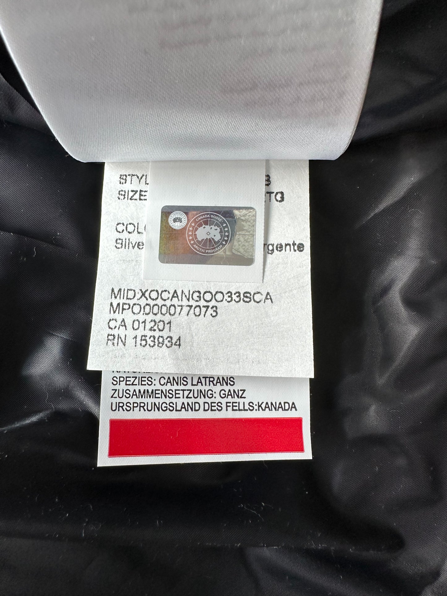 Canada Goose Silverbirch Wyndham Black Label Men's Jacket