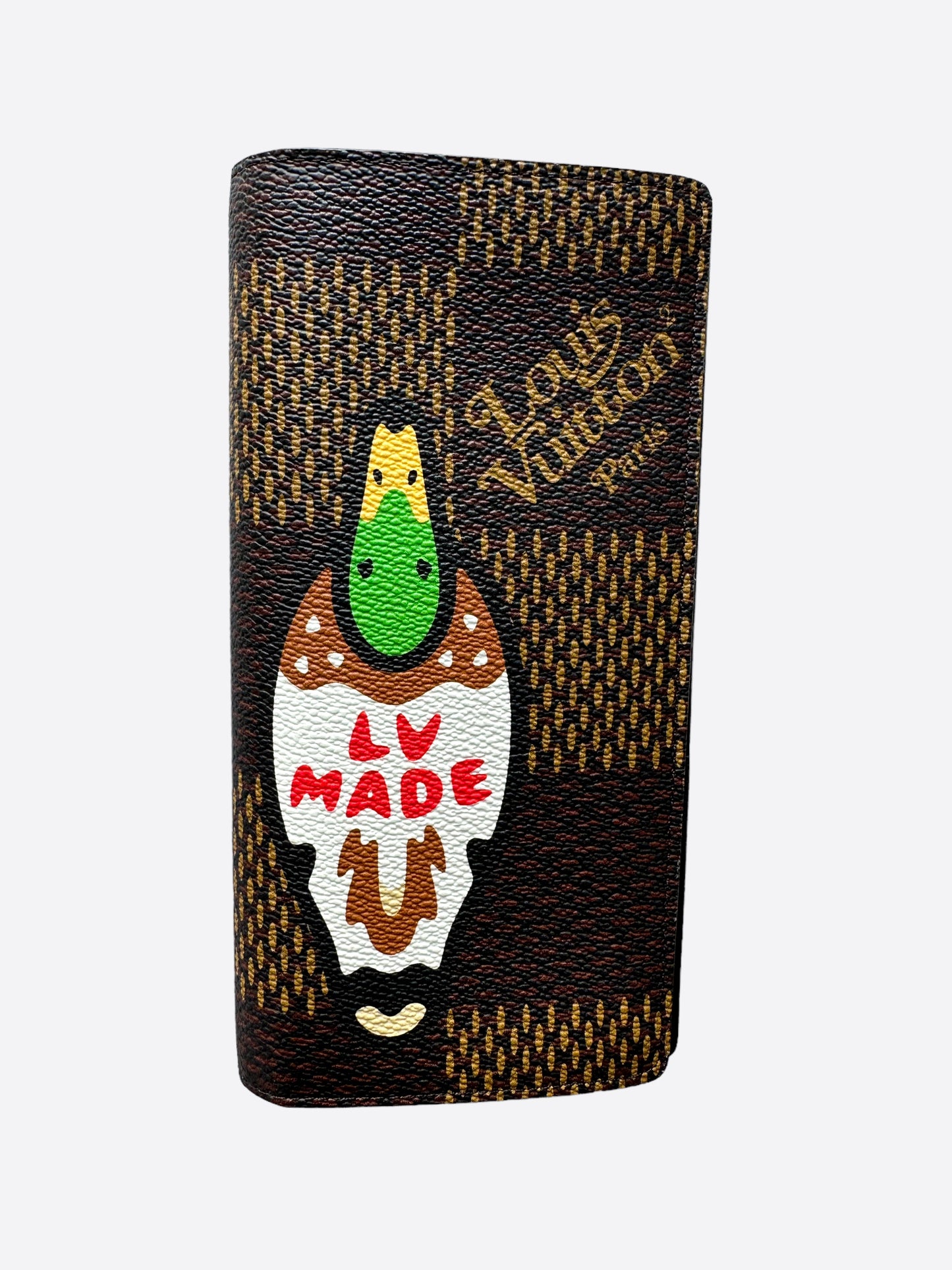 Louis Vuitton Nigo Duck Brown Damier Brazza Wallet