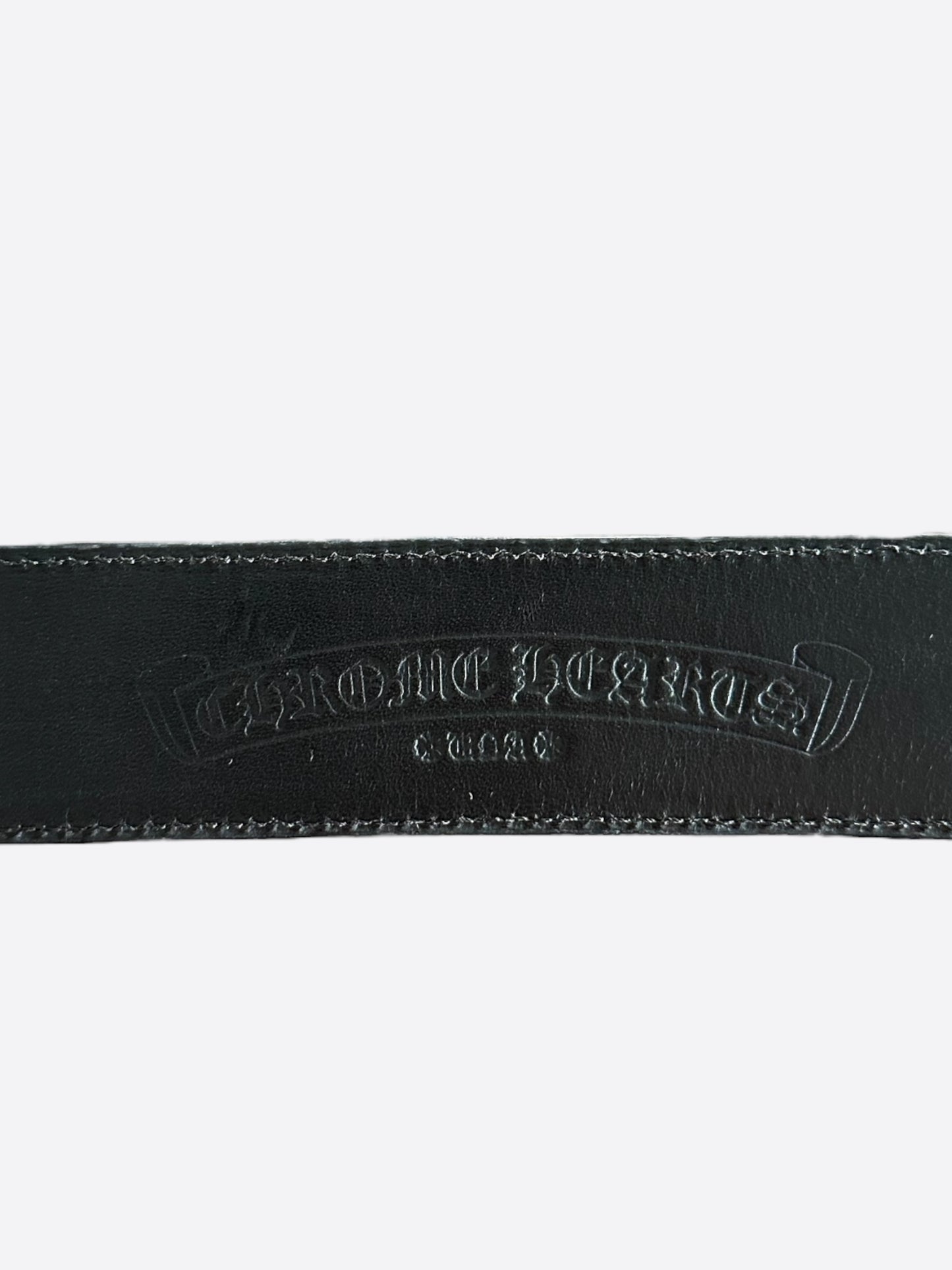 Chrome Hearts Black Multicolor Cross Patch Cemetery Belt