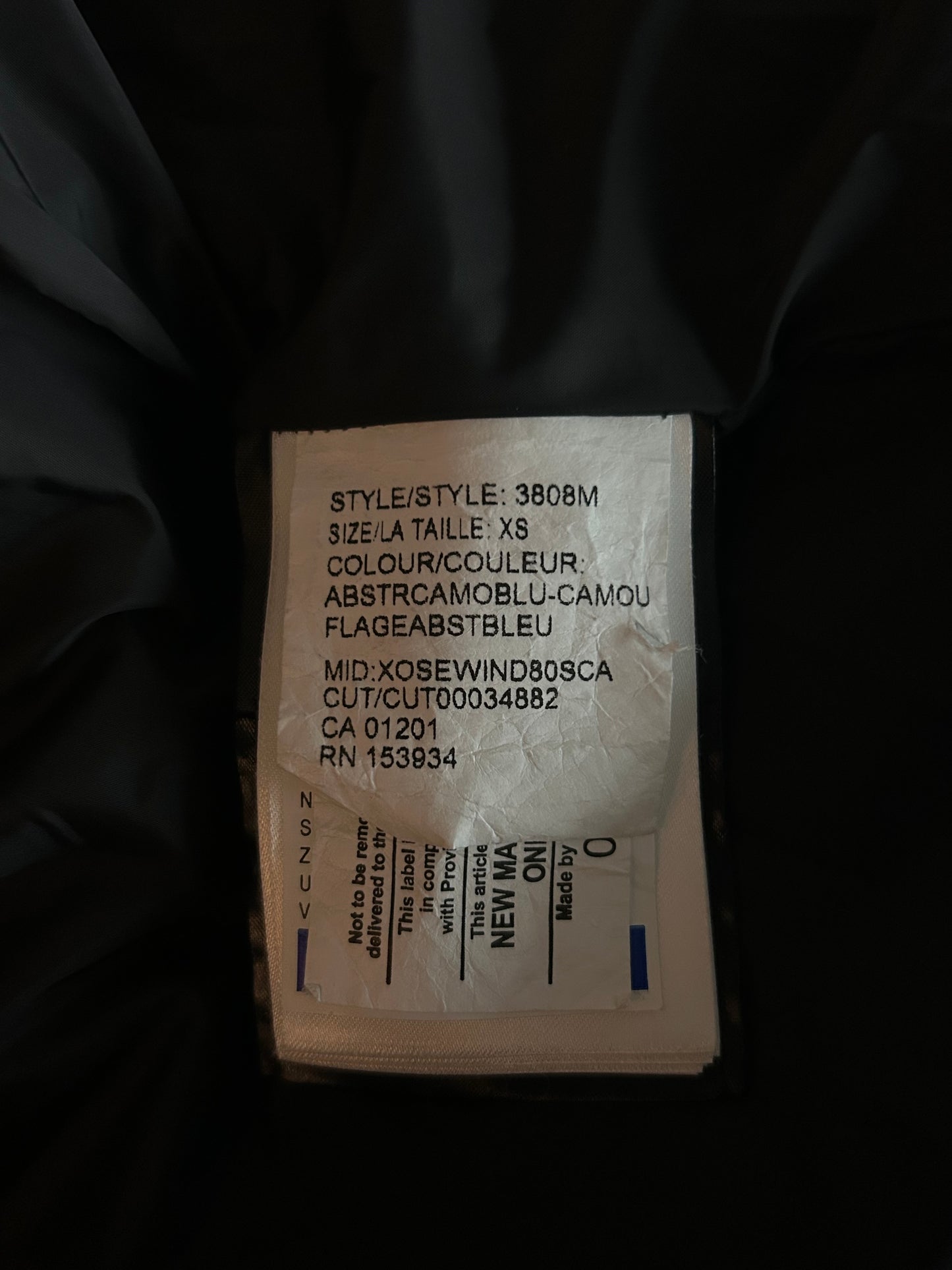 Canada Goose Blue Abstract Wyndham Men's Jacket