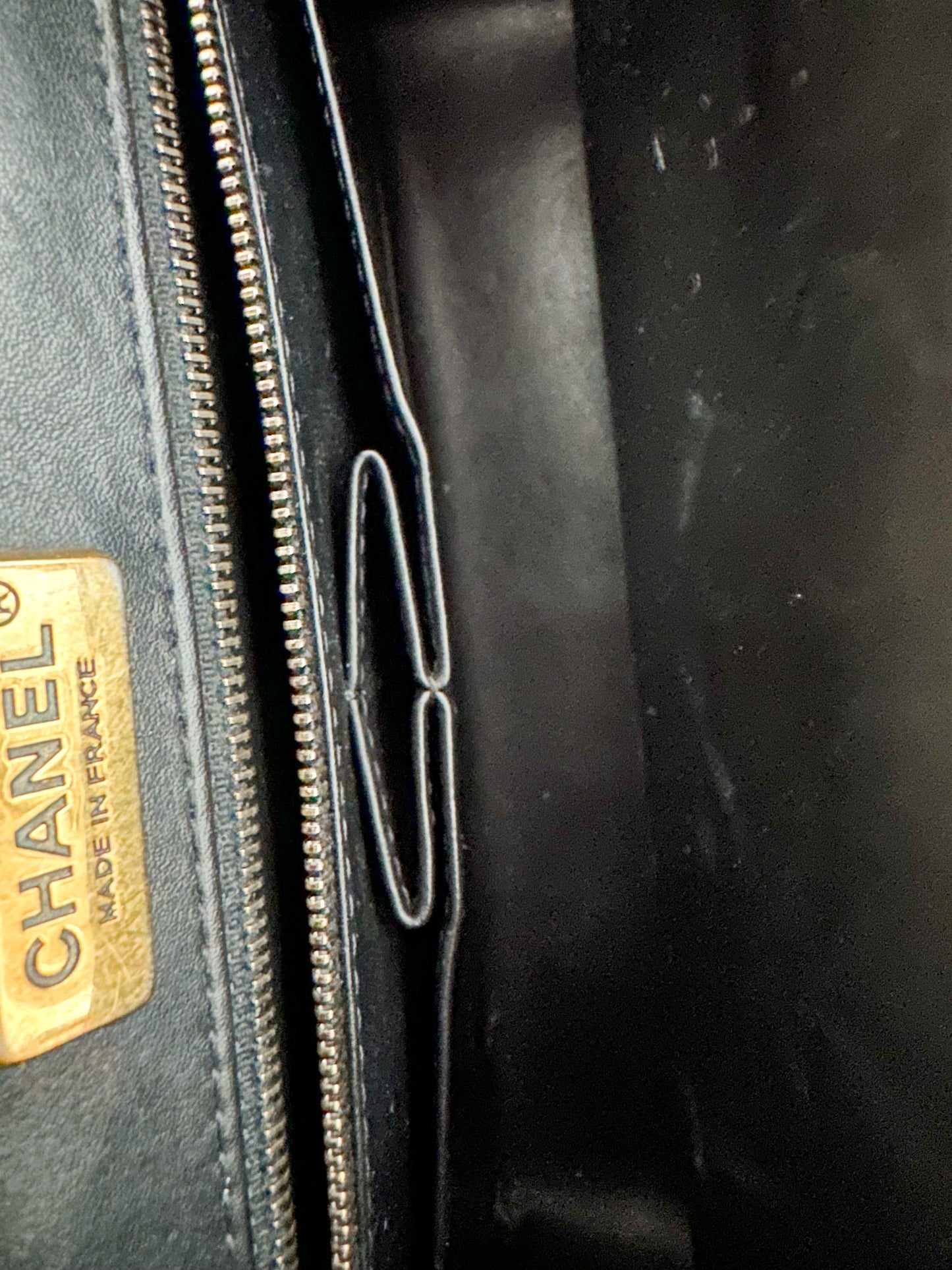 Chanel Black Aligator Medium Double Flap Bag