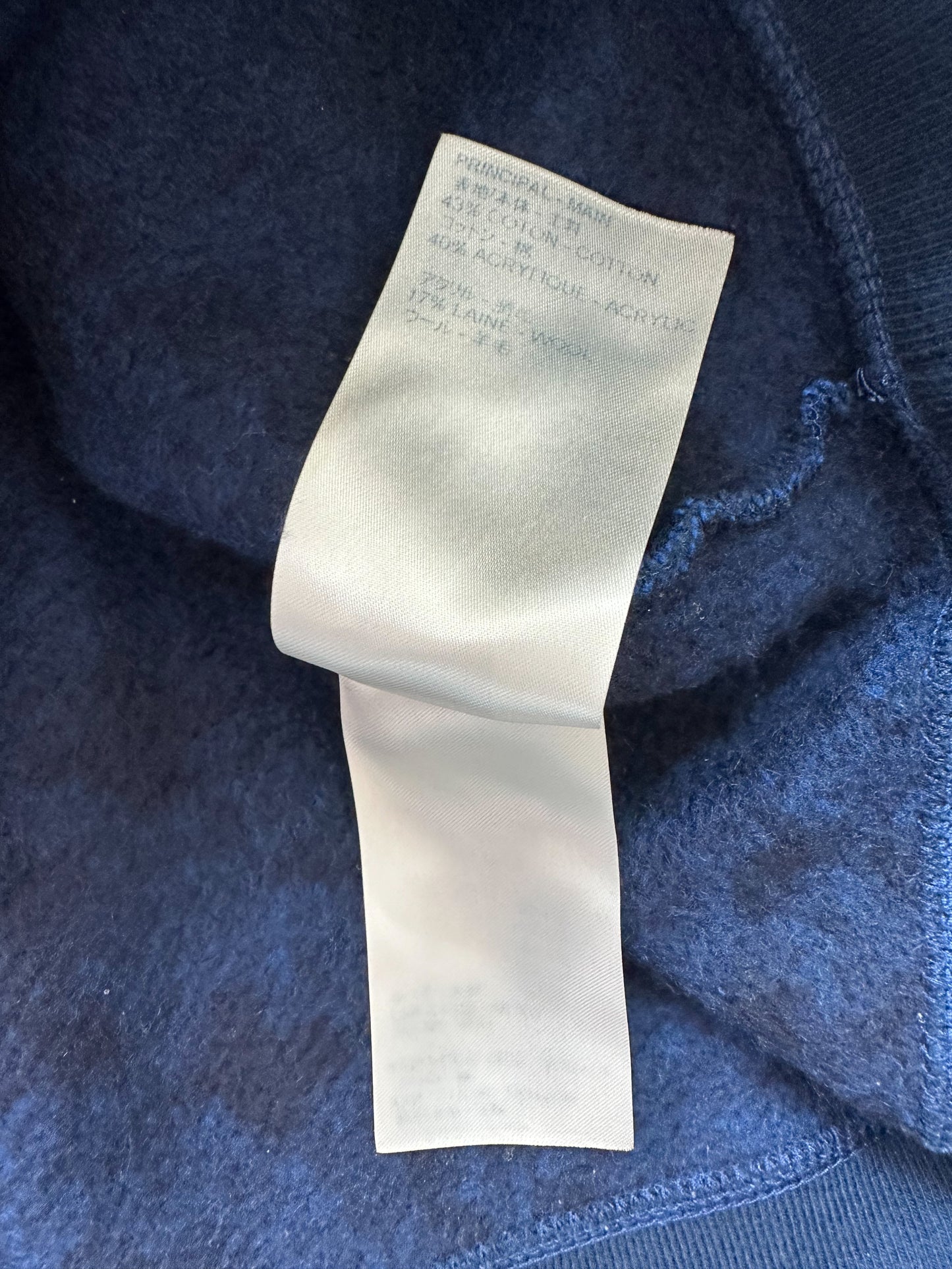 Louis Vuitton Blue Monogram Jacquard Sweater