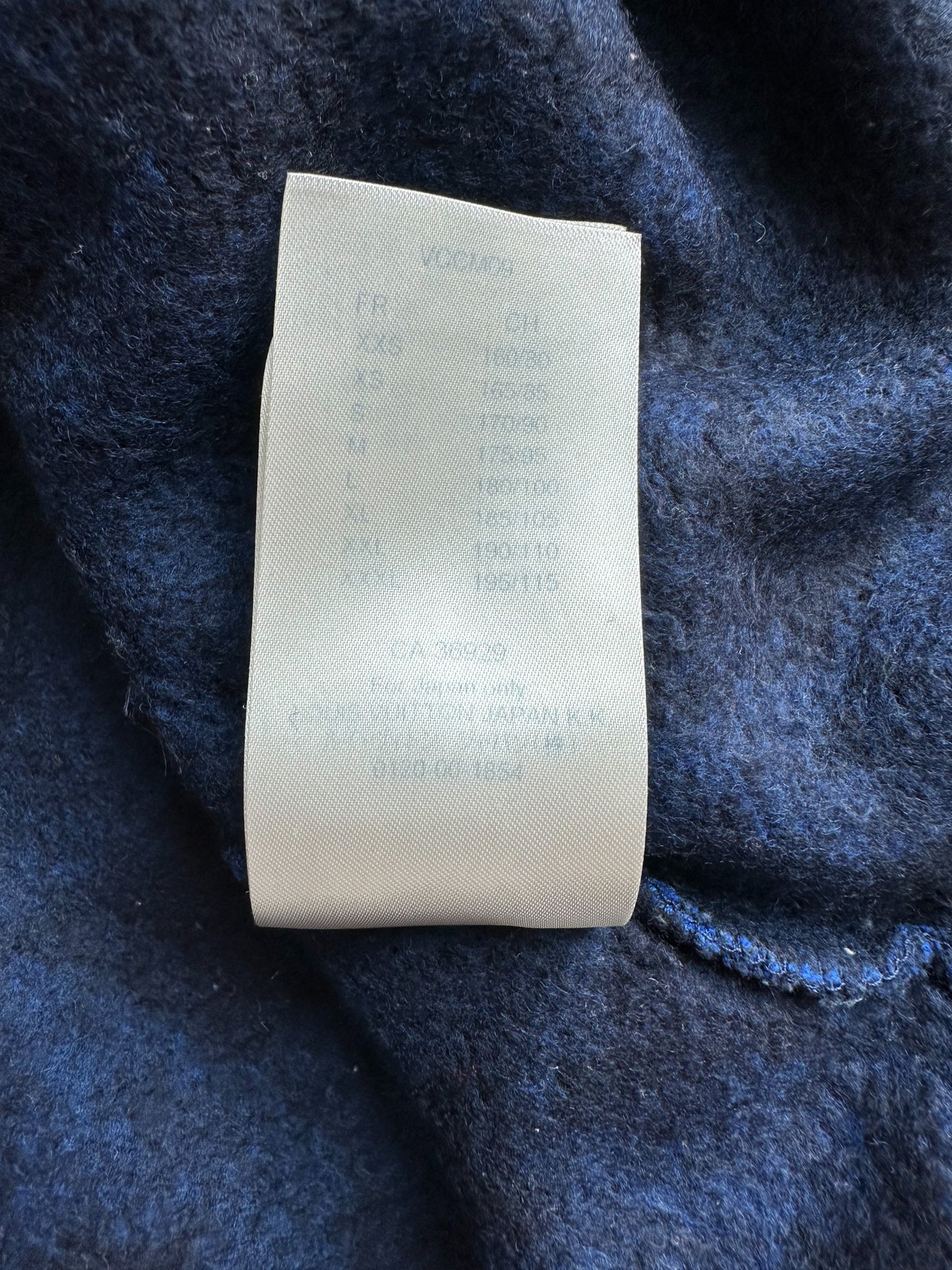 Louis Vuitton Blue Monogram Jacquard Sweater