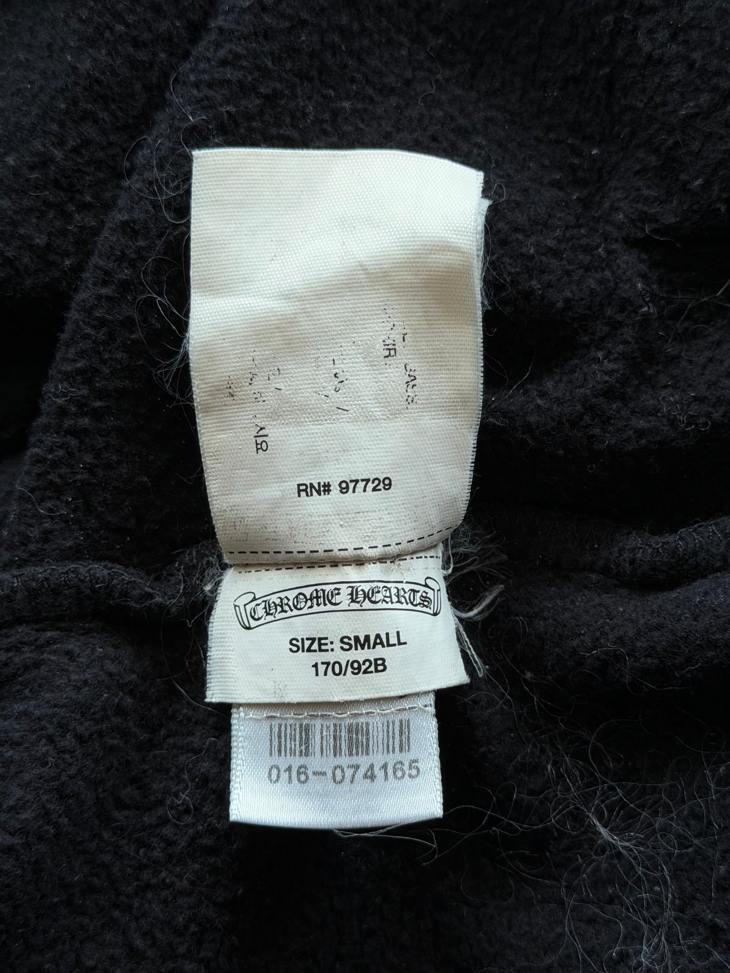 Chrome Hearts Black & White Foti Graphic Zip Up Hoodie