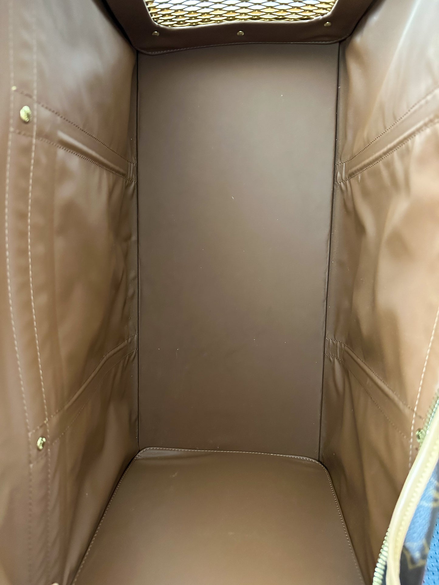 Louis Vuitton Brown Monogram Dog Carrier