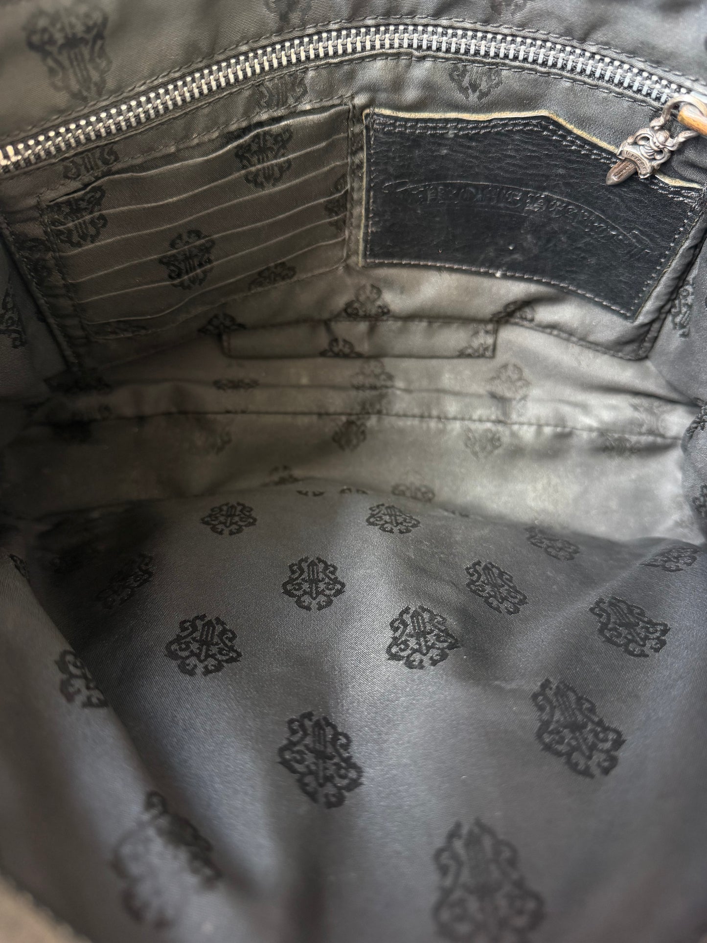 Chrome Hearts Silver JJ Dean Leather Bag