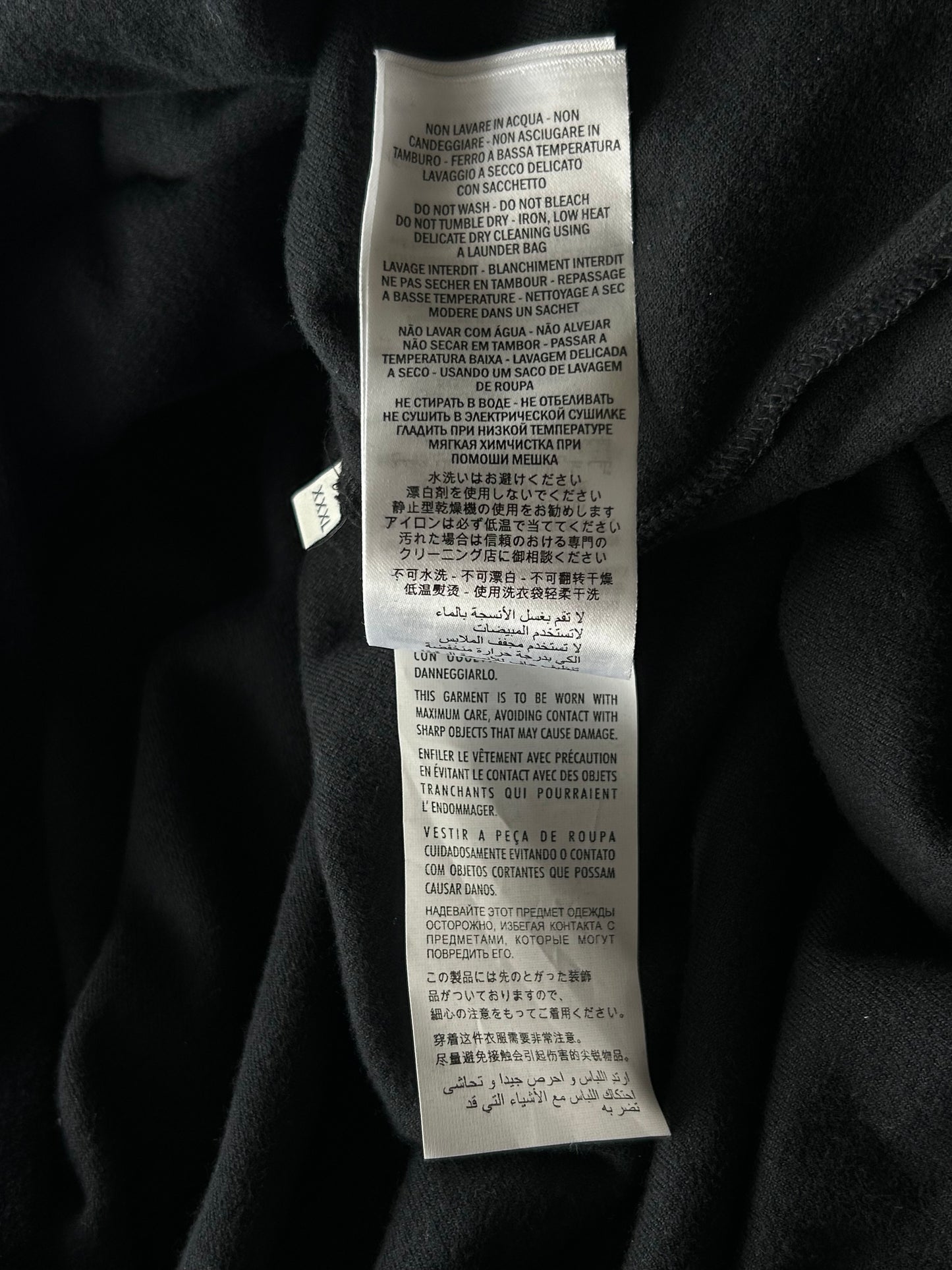 Gucci Black & Multicolor Chenille Velour Hoodie