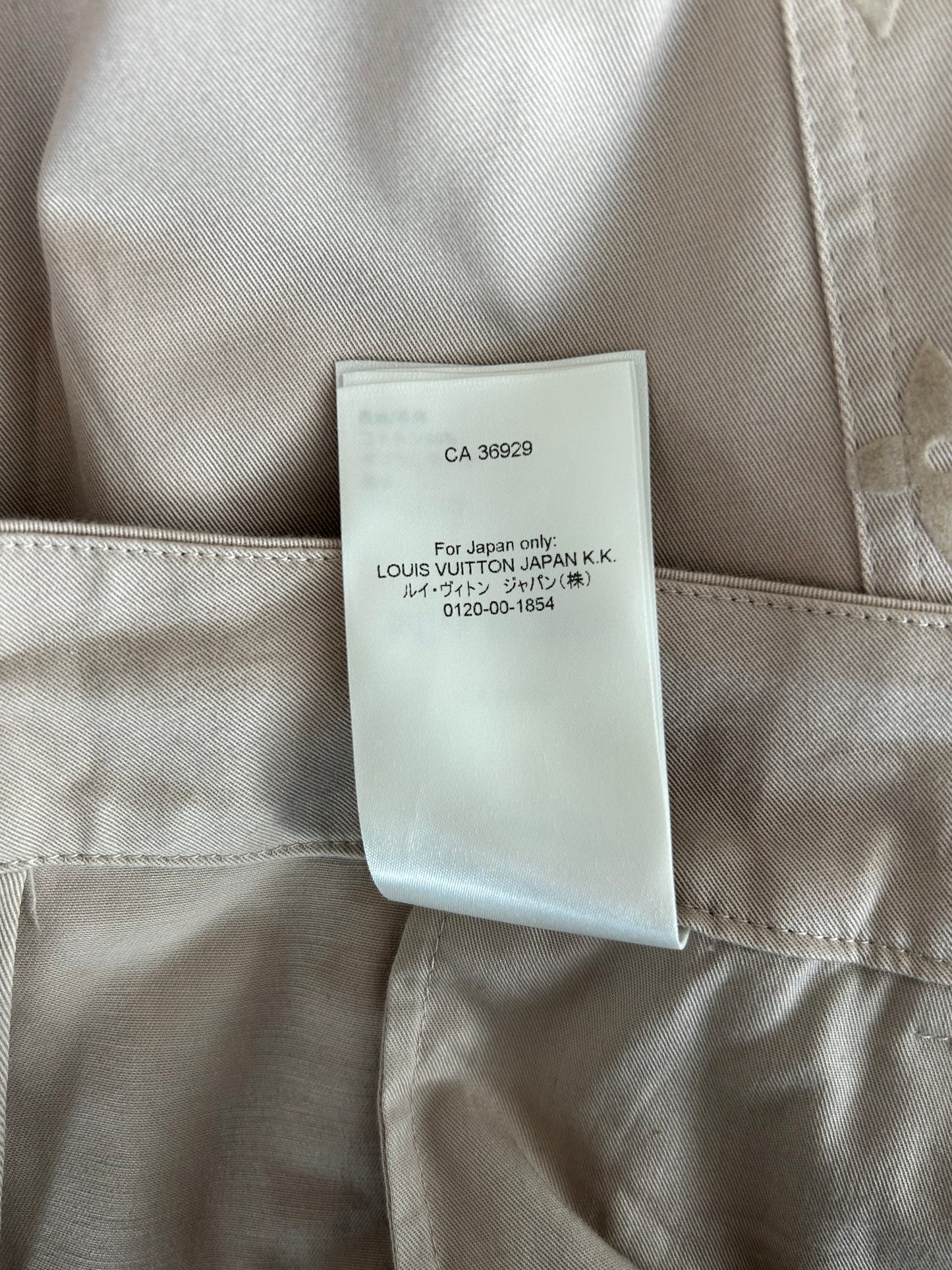 Louis Vuitton Beige Monogram Cargo Pants
