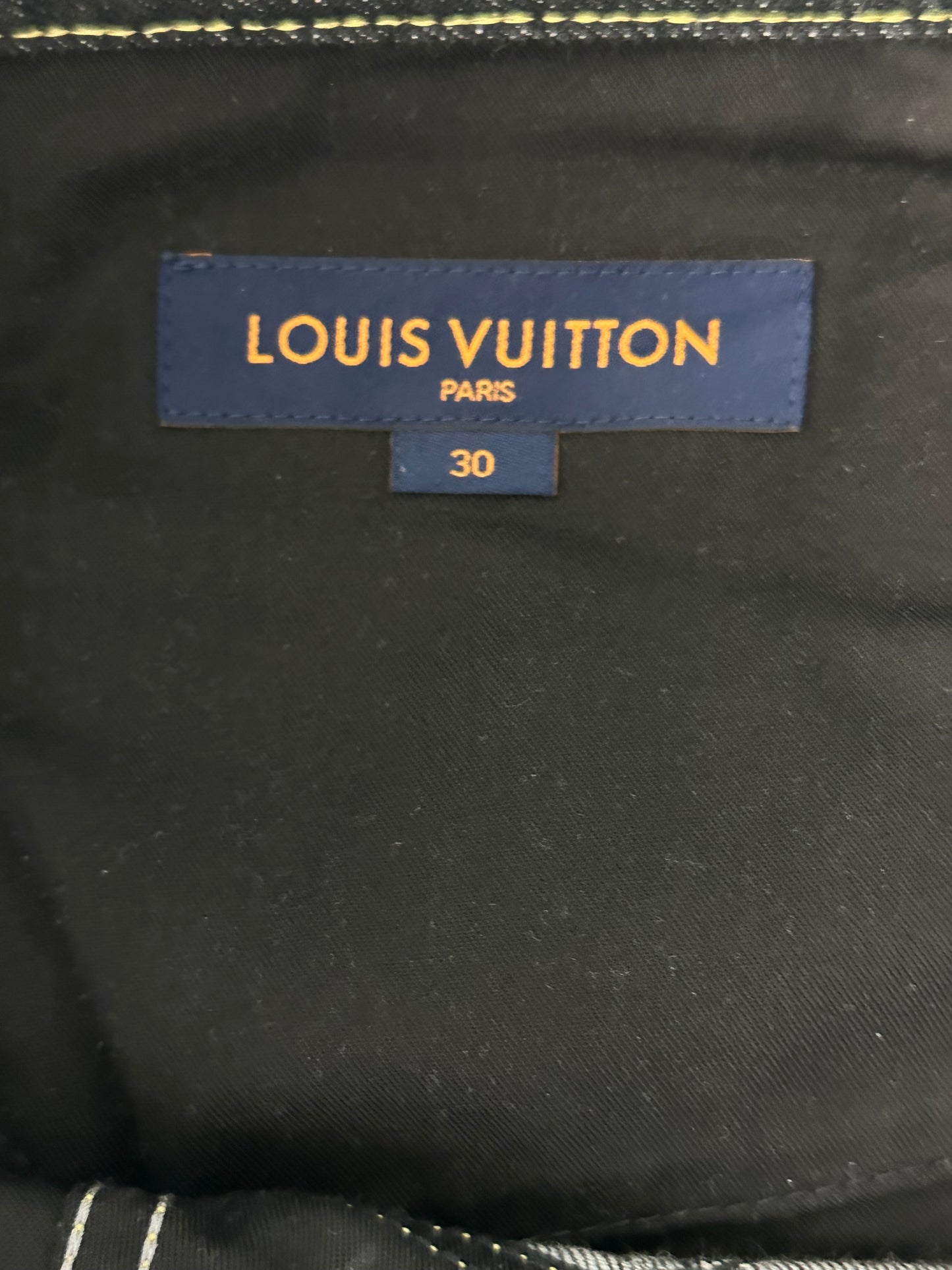 Louis Vuitton Nigo Black & Grey Monogram Crazy Jeans