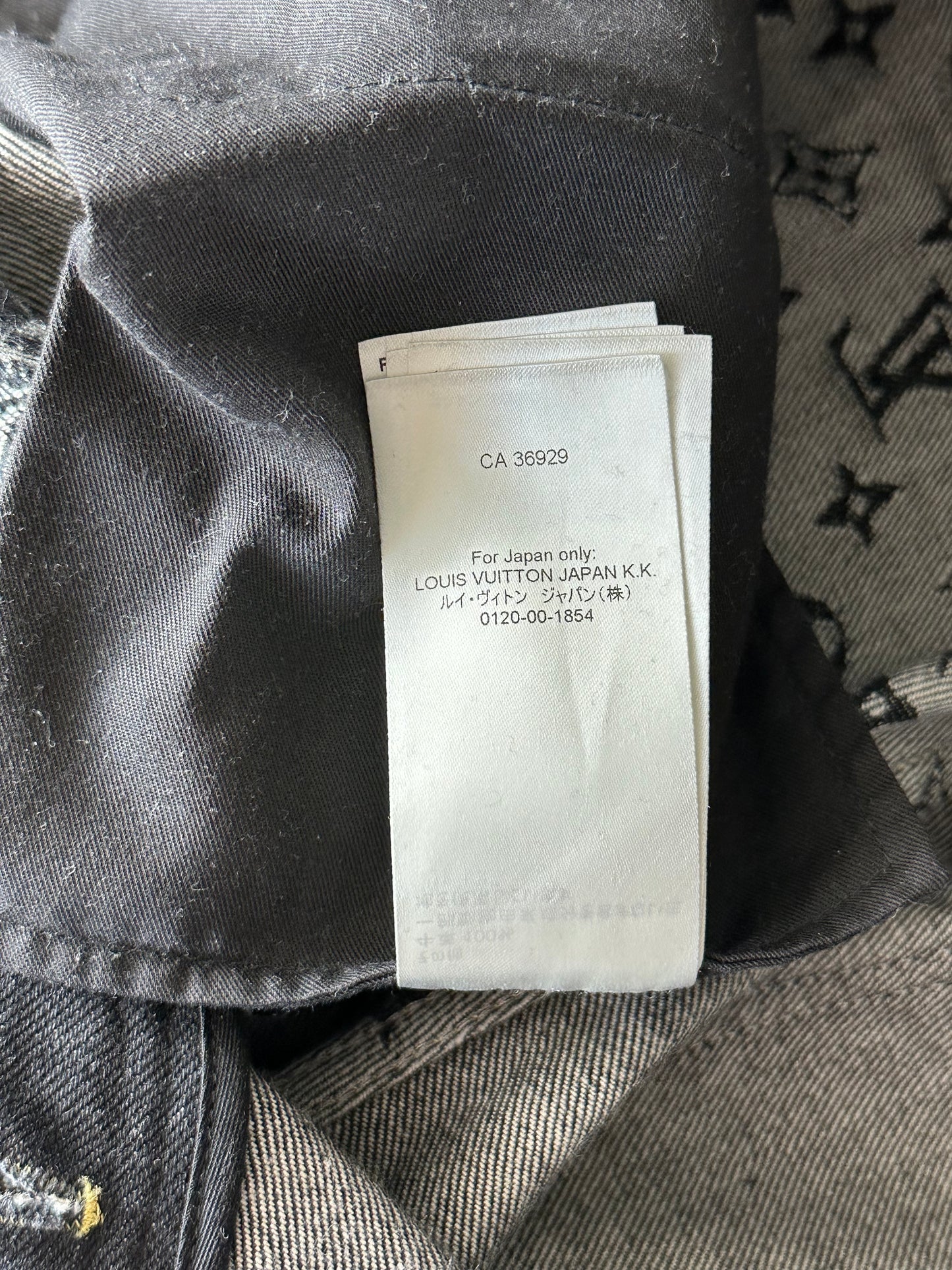 Louis Vuitton Nigo Black & Grey Monogram Crazy Jeans