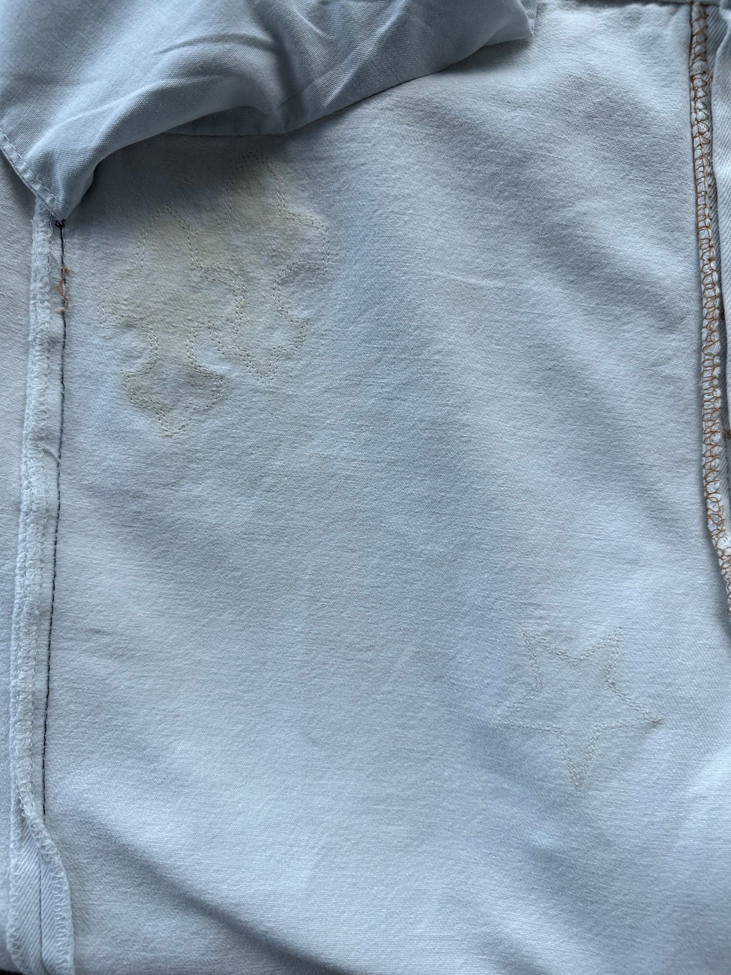 Chrome Hearts Levis White Mixed Patch St. Barth Exclusive Jeans