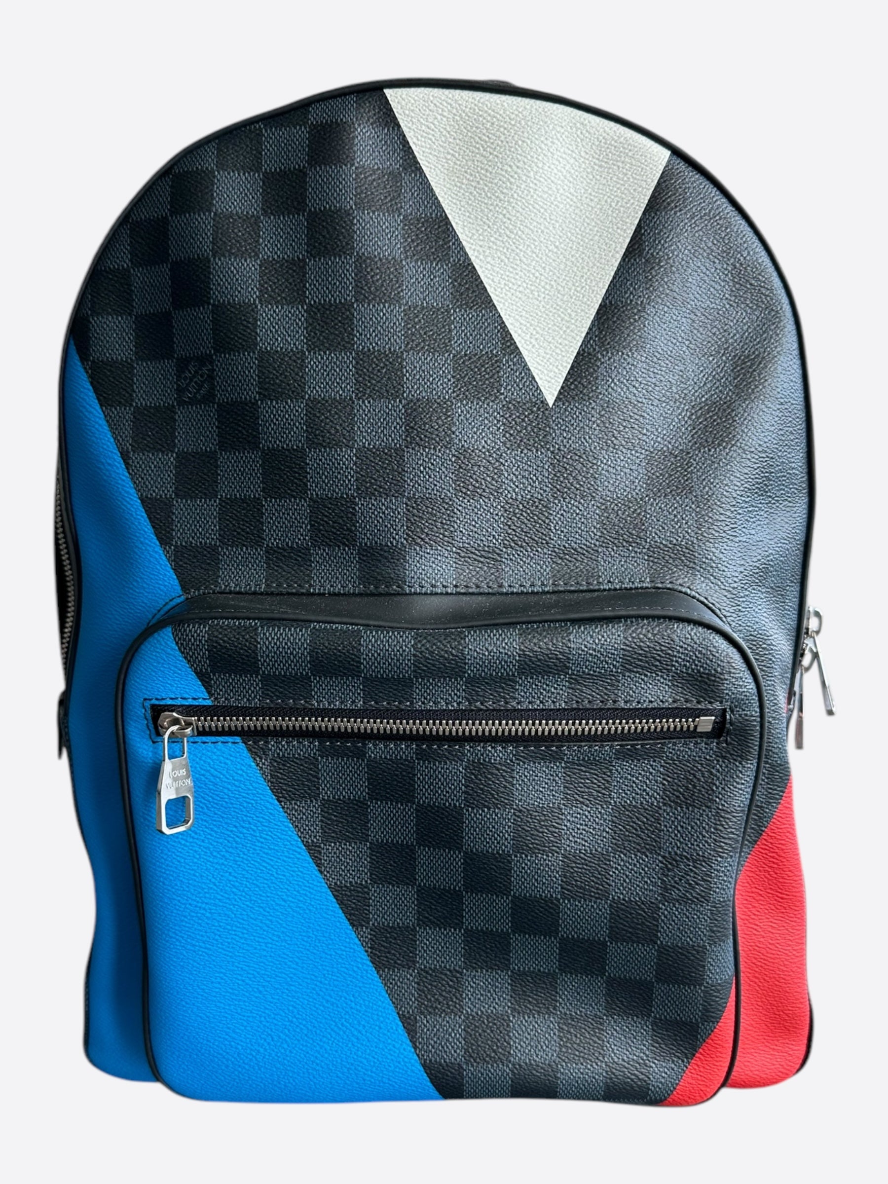 louis vuitton backpack americas cup Louis Vuitton Cobalt Damier Americas Cup Josh Backpack – Savonches