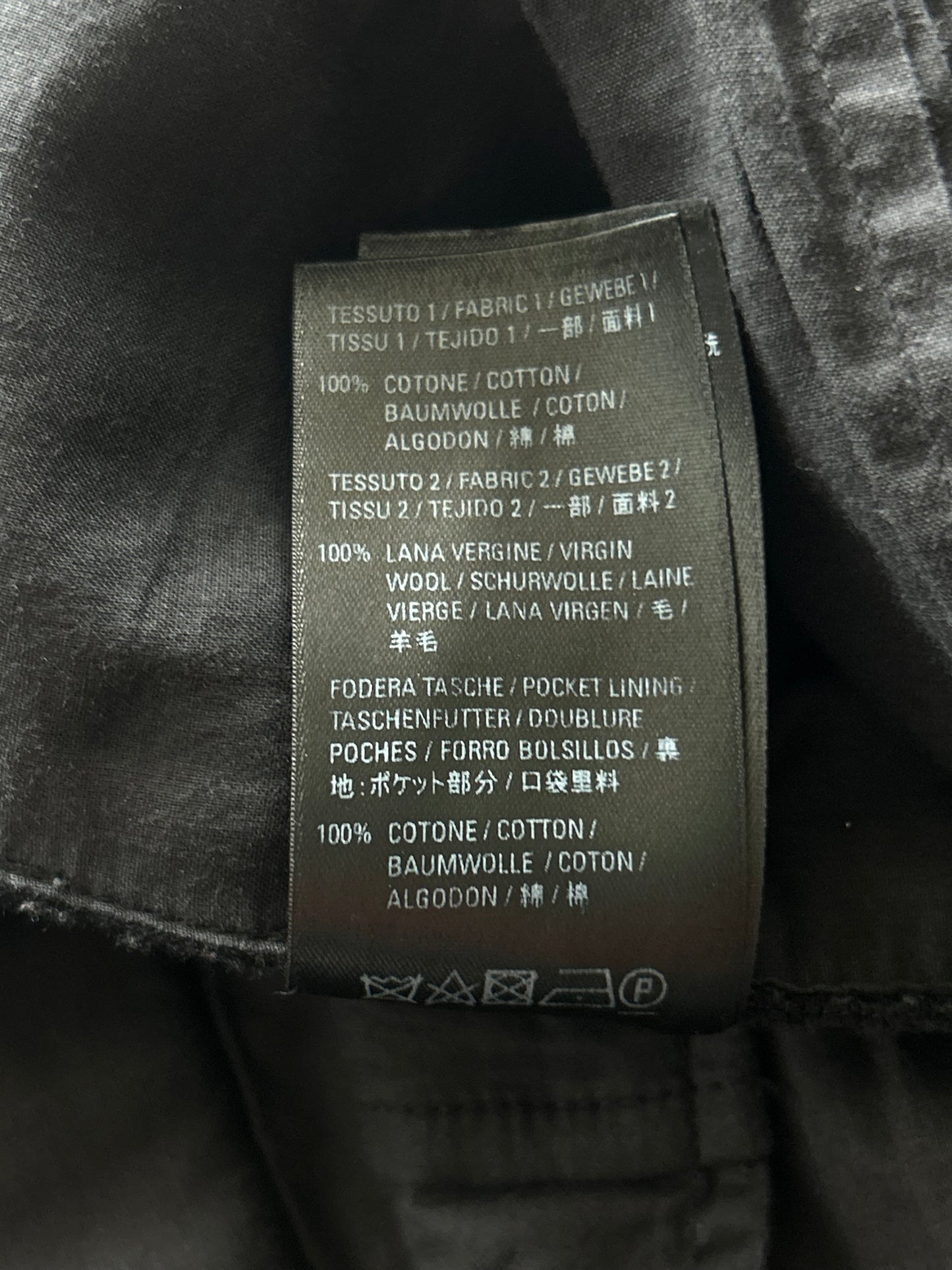Balenciaga Blue & Black Hybrid Jeans