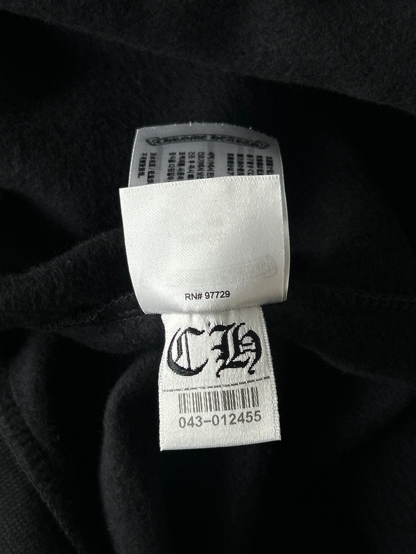 Chrome Hearts Black & Olive Script Logo Hoodie